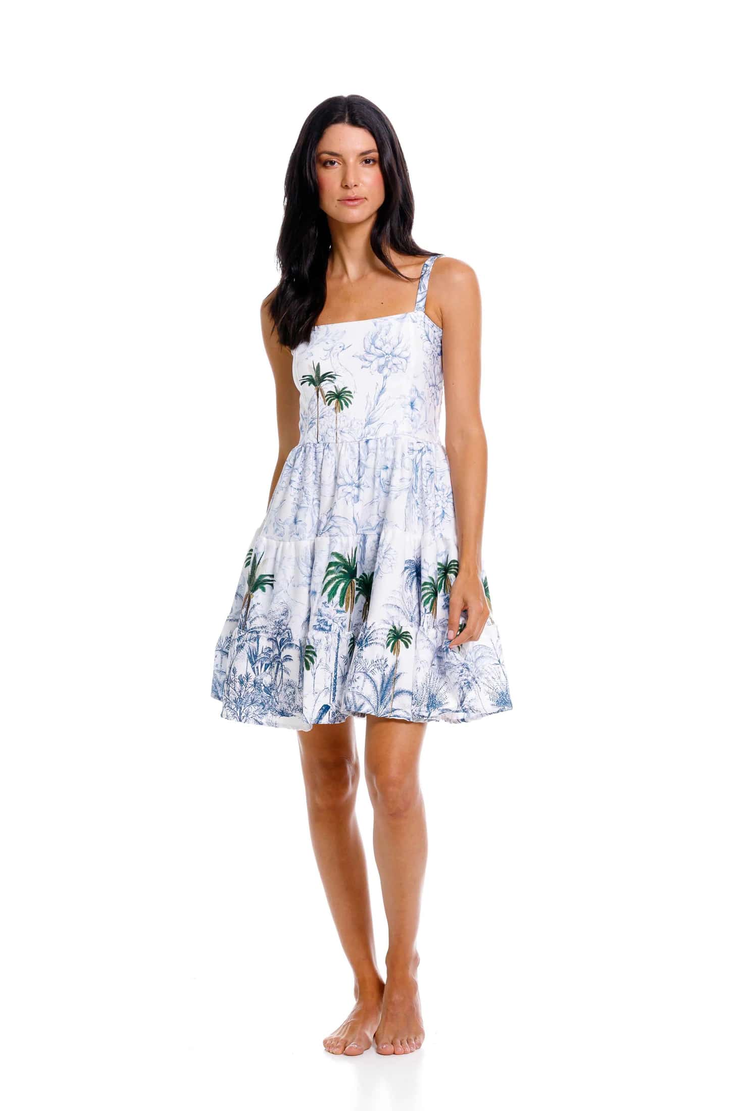 Vestido Corto Jardinero Selva