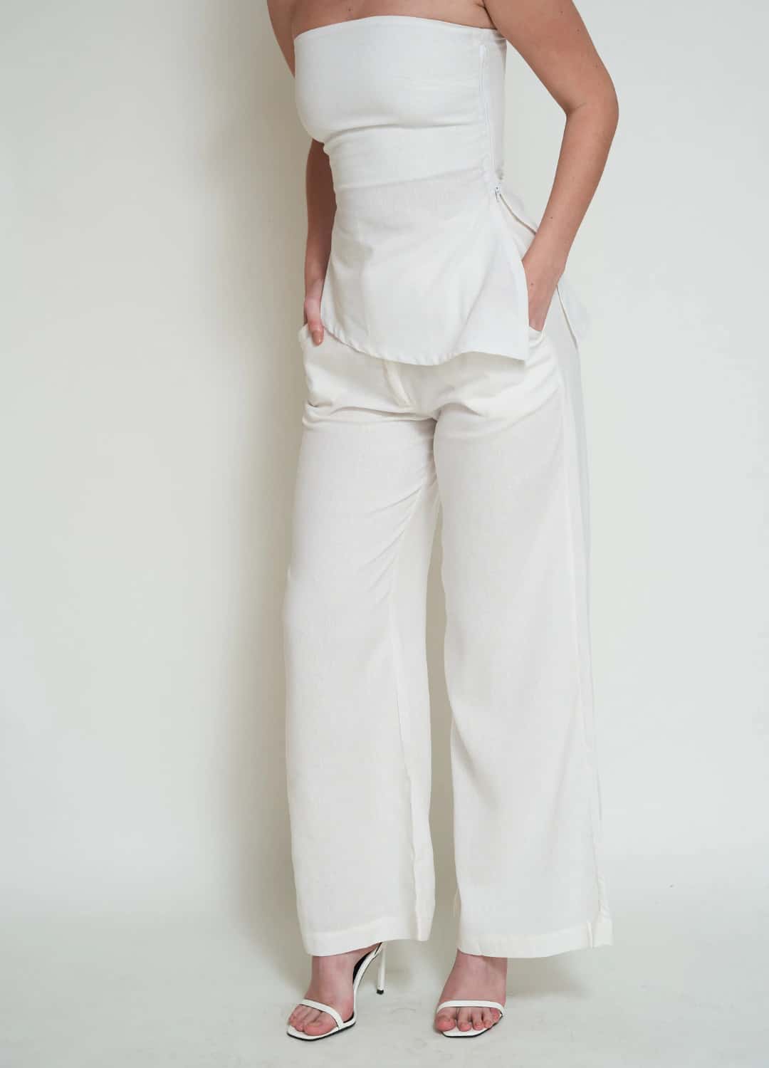 Pantalón Bota Ancha Ivory