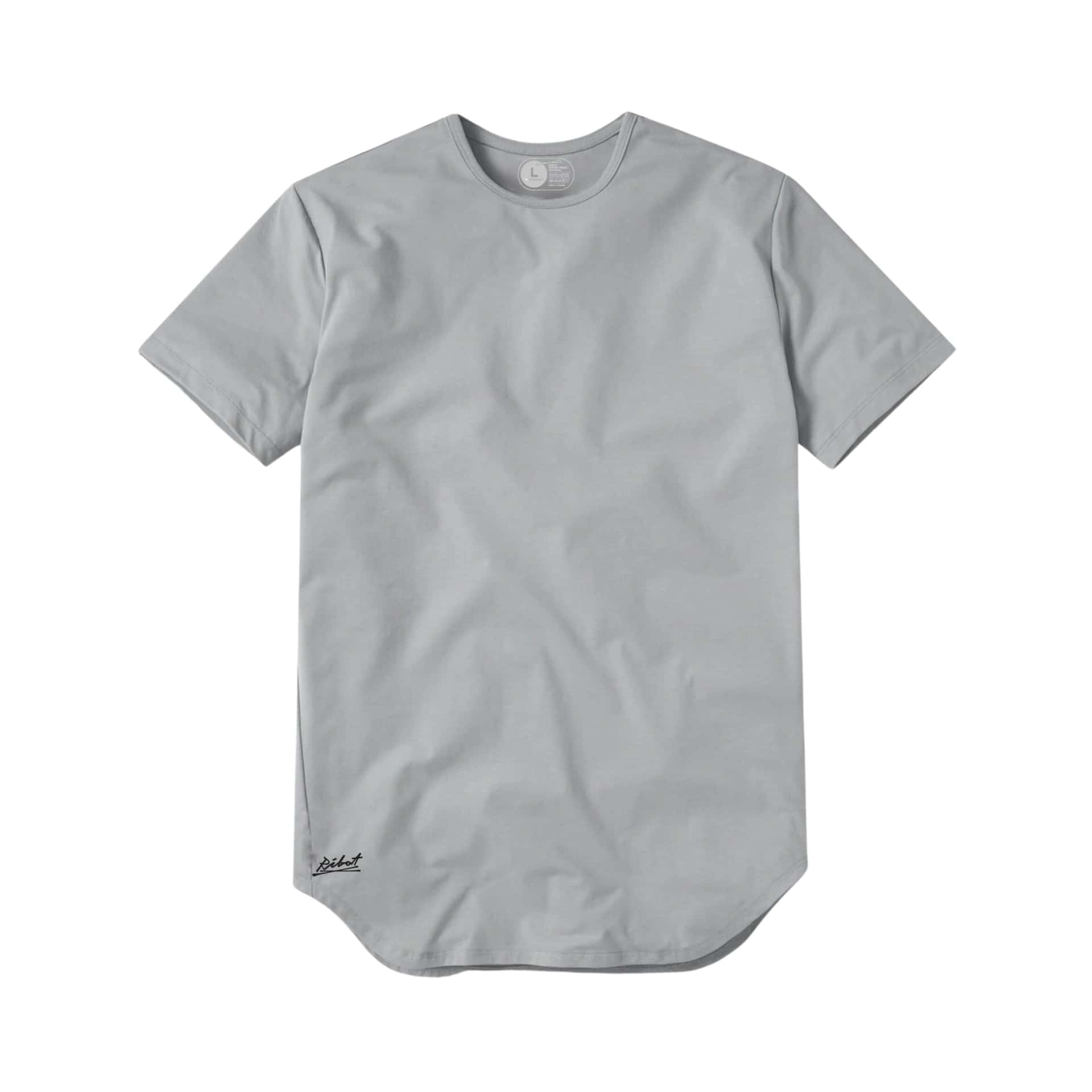 Camiseta Básica Curve Gris Claro