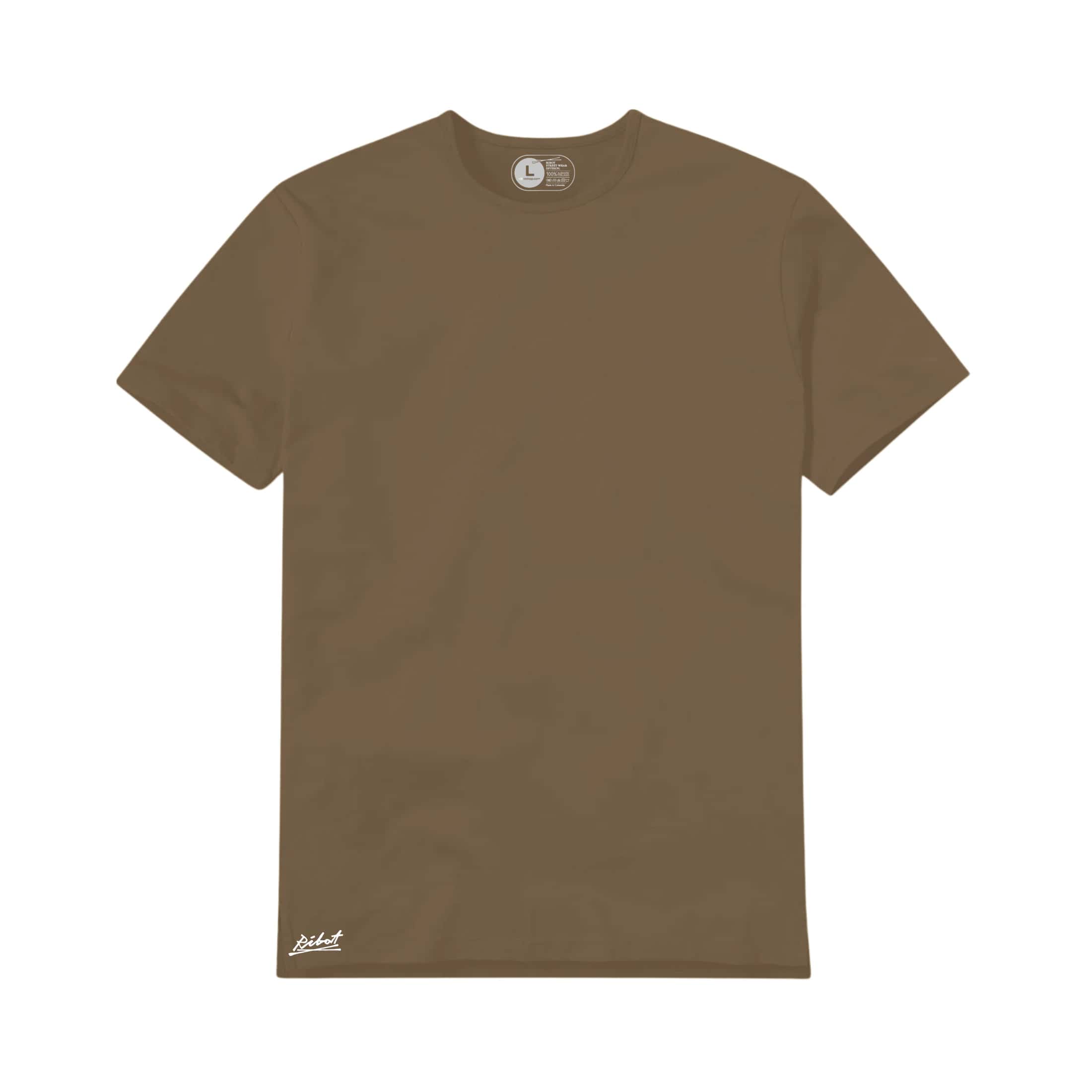 Camiseta Básica Square Café Claro