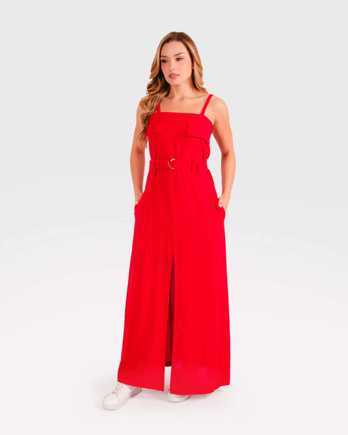 Vestido rojo para mujer