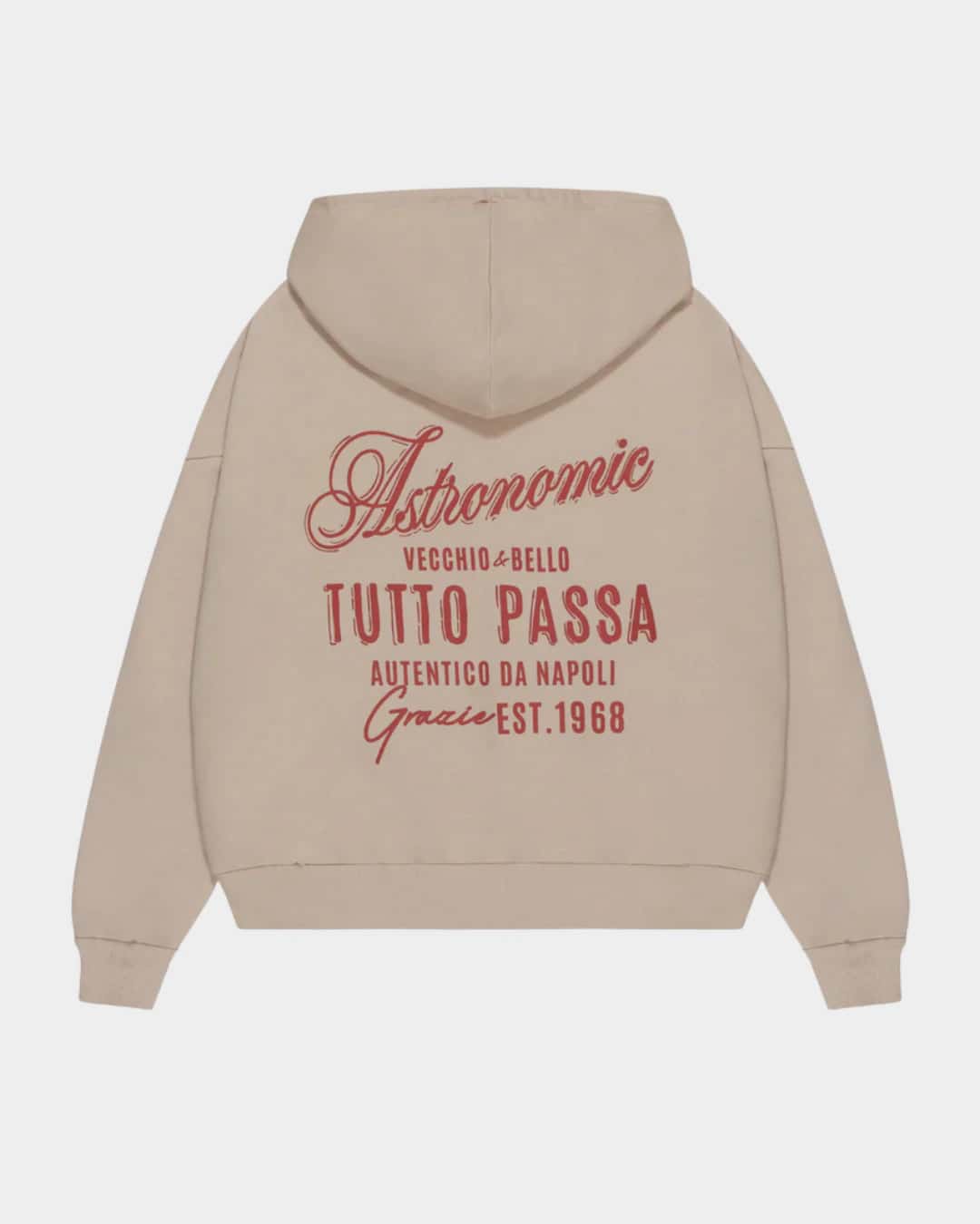 HOODIE TUTTO PASSA- BEIGE