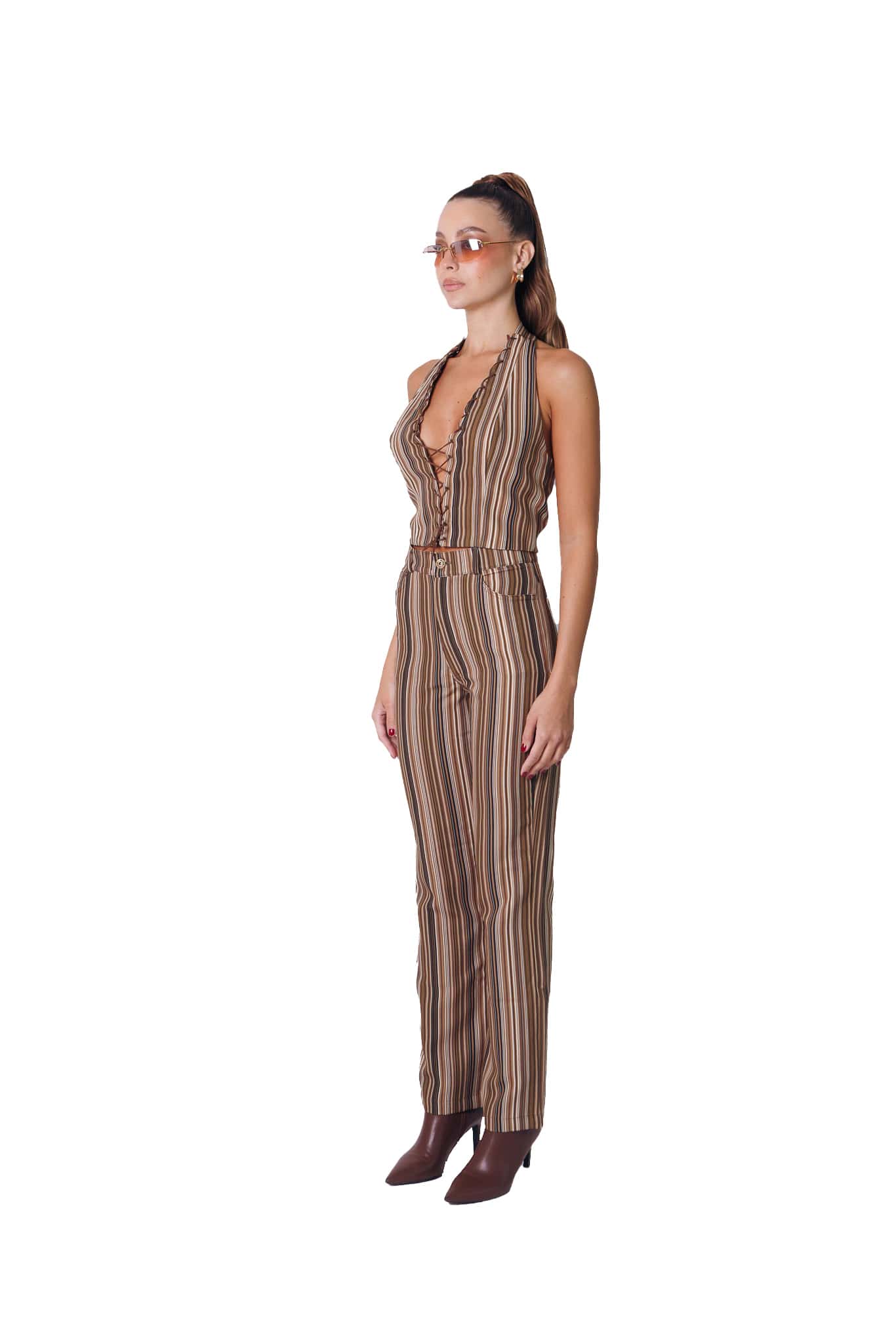 Halter Top in Desert Burn