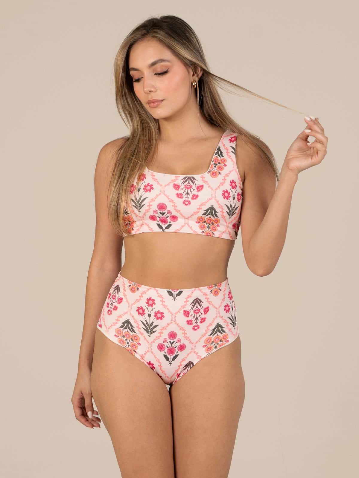Vestido de bano lady floral