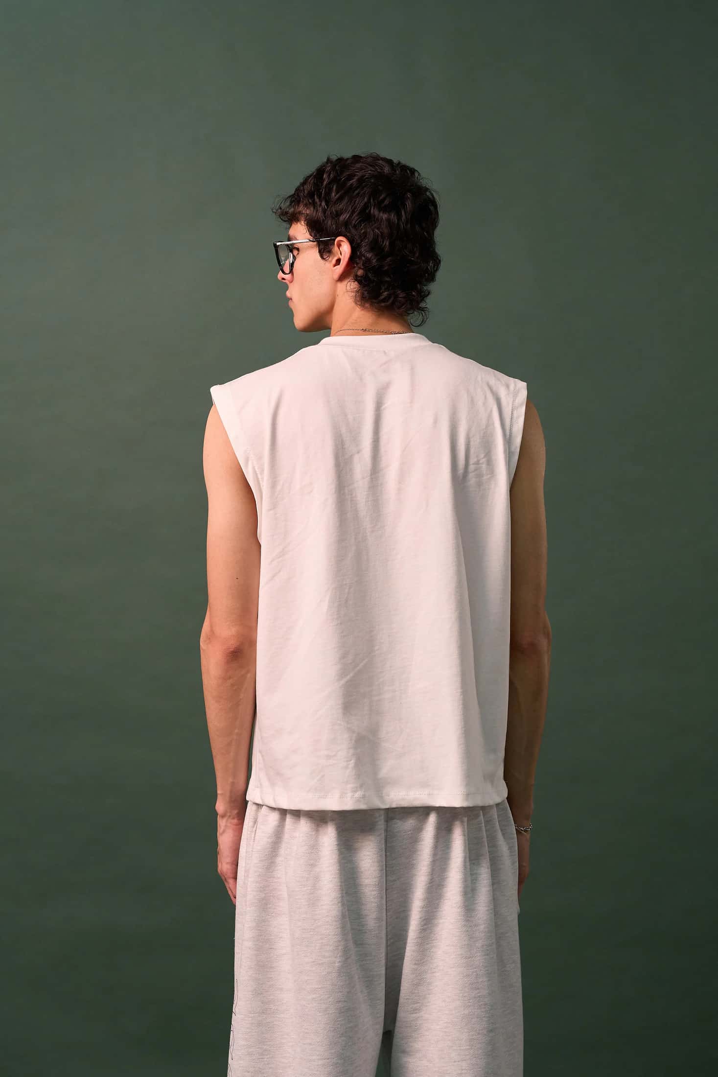 Muscle Tee Blanca - - miniatura 5