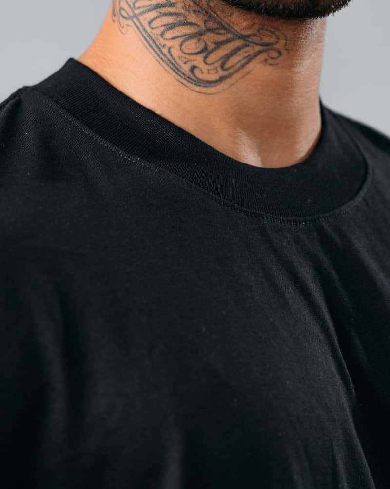 Pack x 3 Camisetas Básicas Negras Oversize - miniatura 2