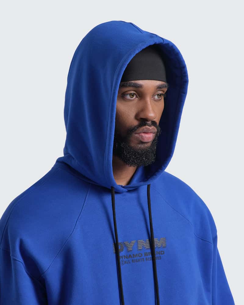 Hoodie Oversize  Electric Blue - miniatura 2