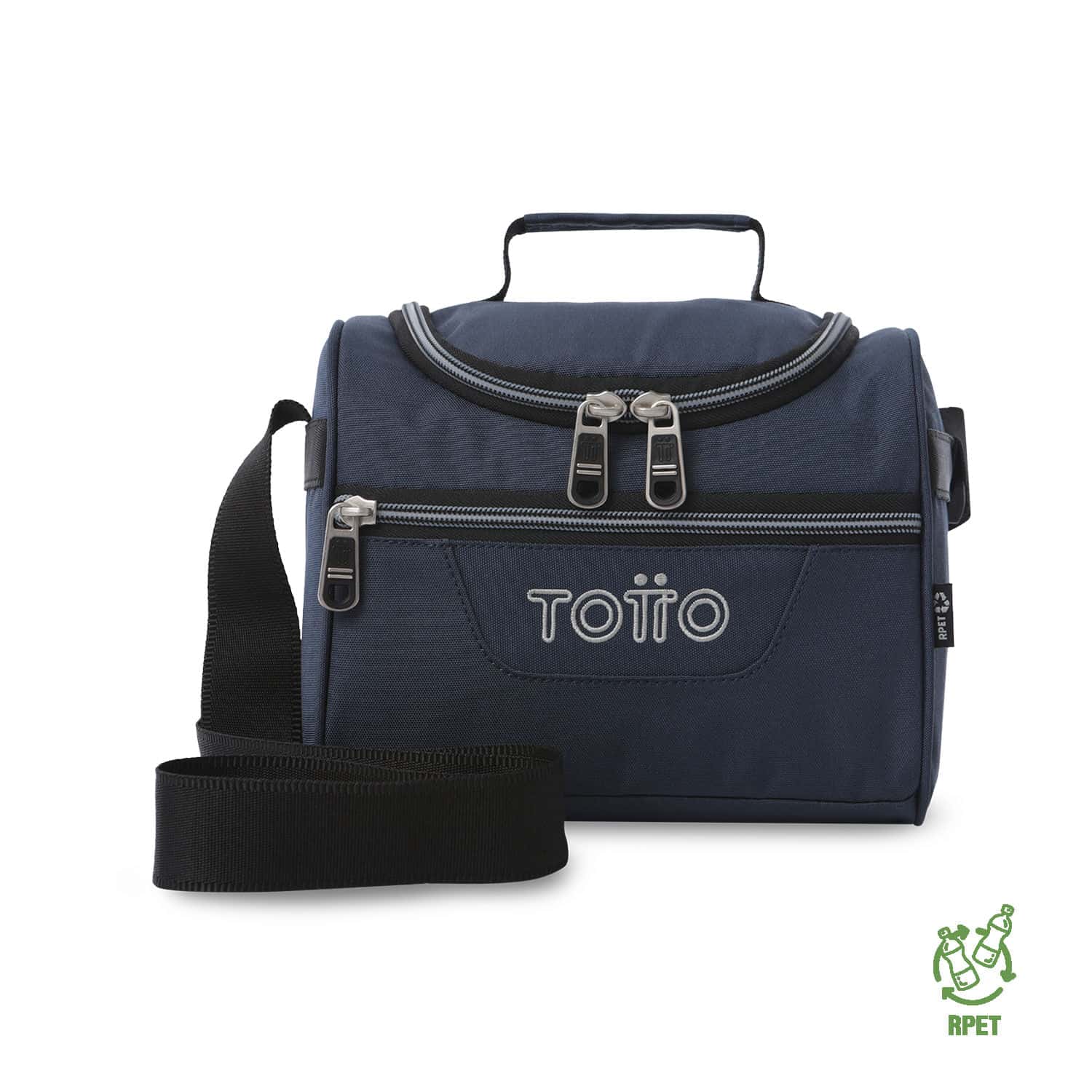 Lonchera Térmica Pizarra Ecole Solid Grande Azul