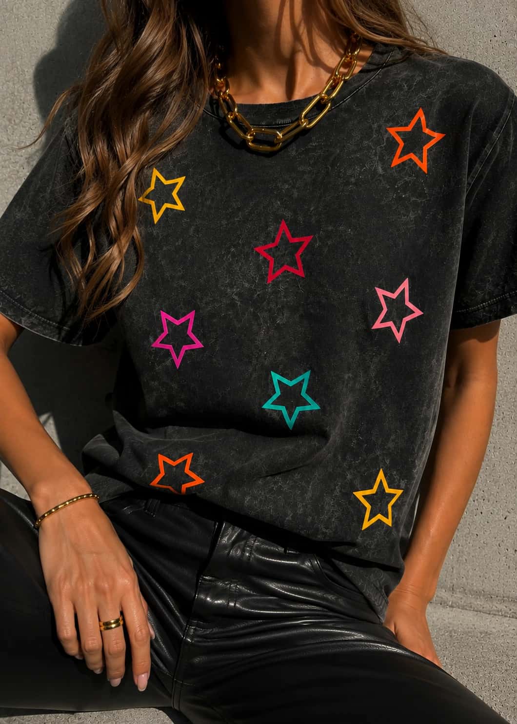CAMISETA ACID WASH GALAXY - miniatura 3
