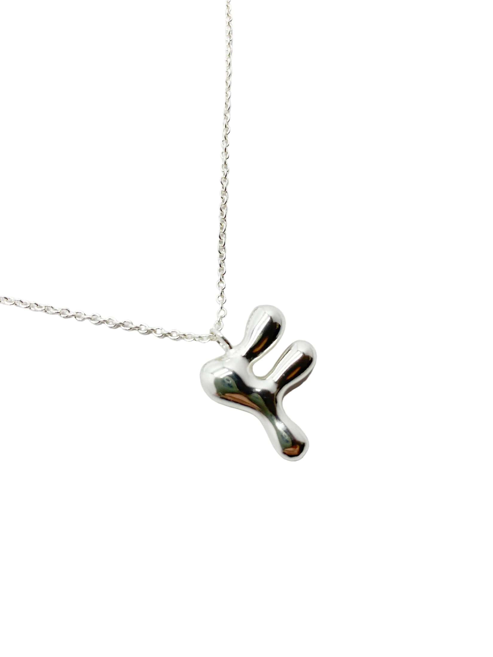cadena letra cosmic water silver - miniatura 22