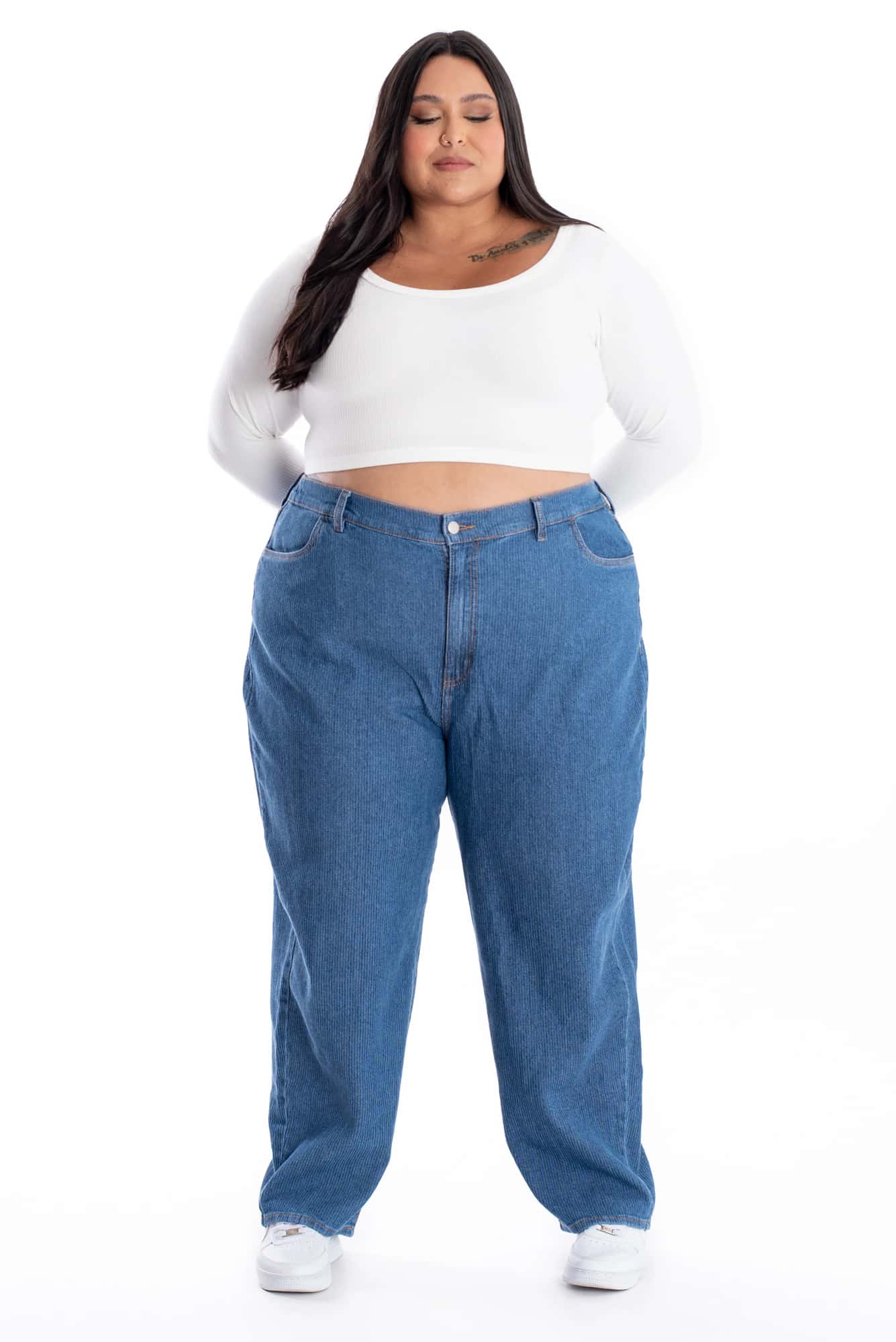 Jean Boyfriend Azul Medio 397