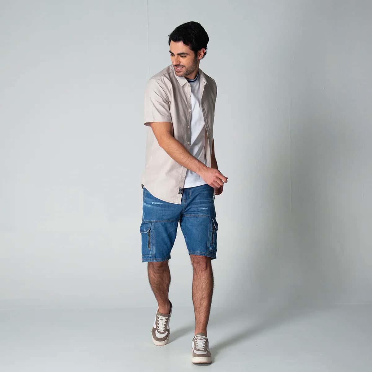 Bermuda Denim Cargo Party