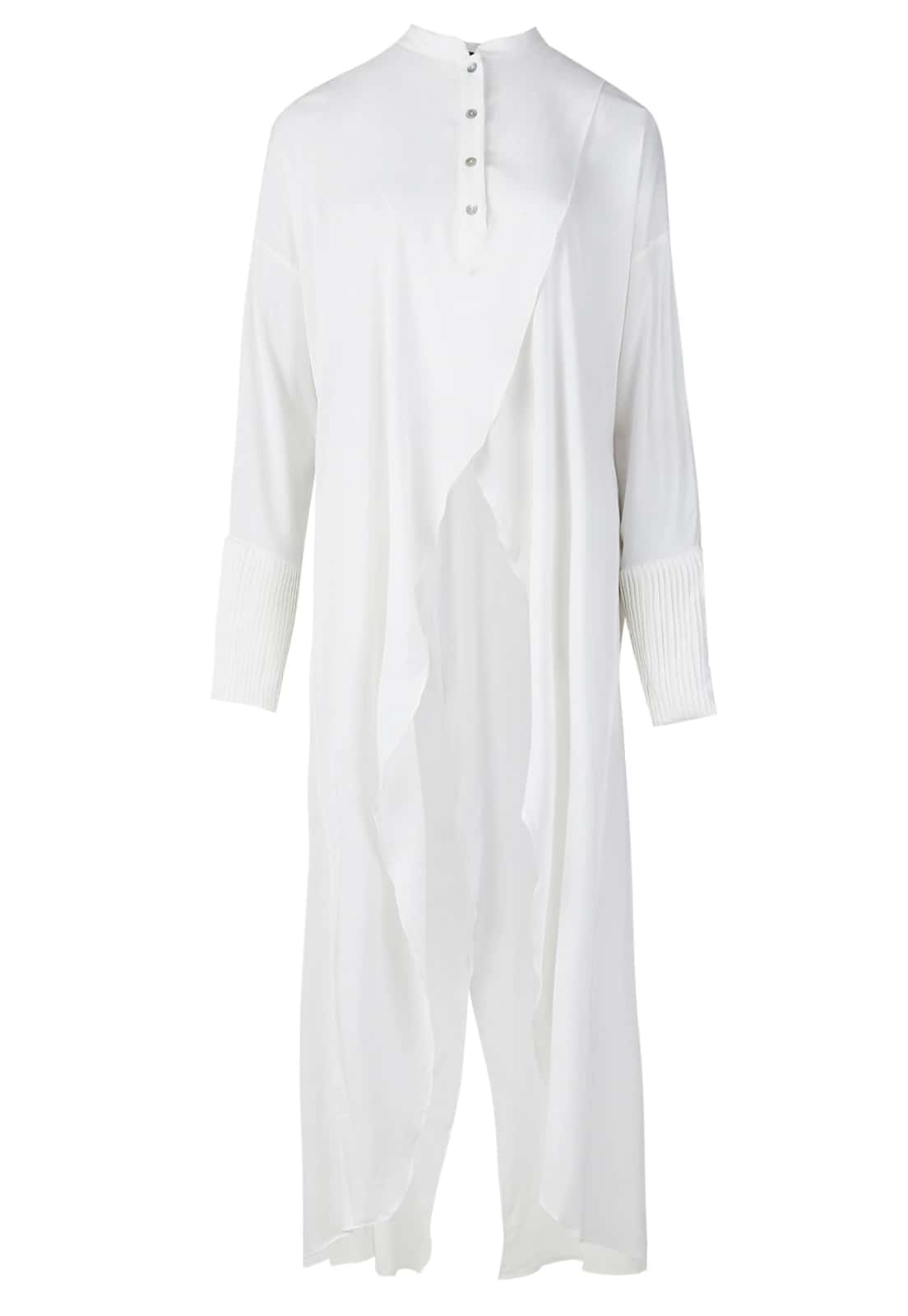 CROSSED LAYER SHIRT DRESS