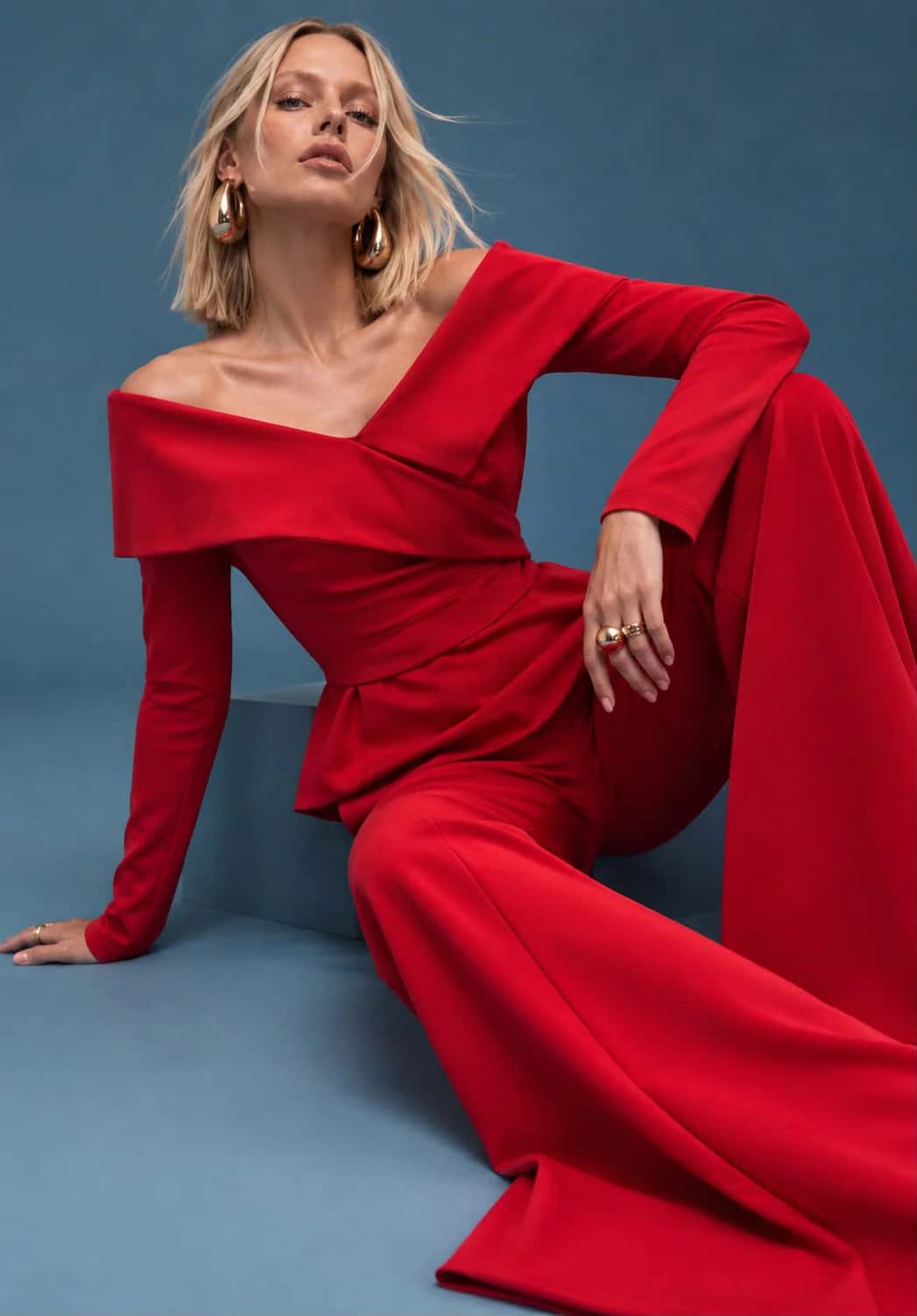 Blusa Anthone rojo - miniatura 2