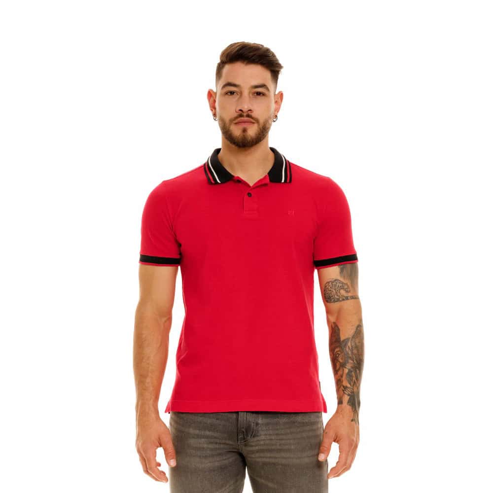 CAMISETA POLO MONTREAL ROJO
