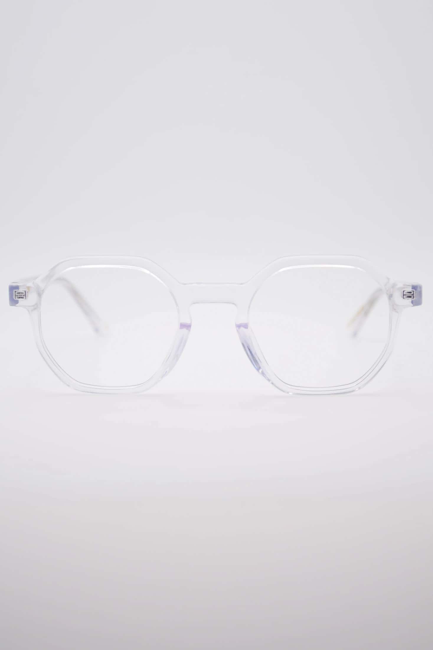 montura V transparente