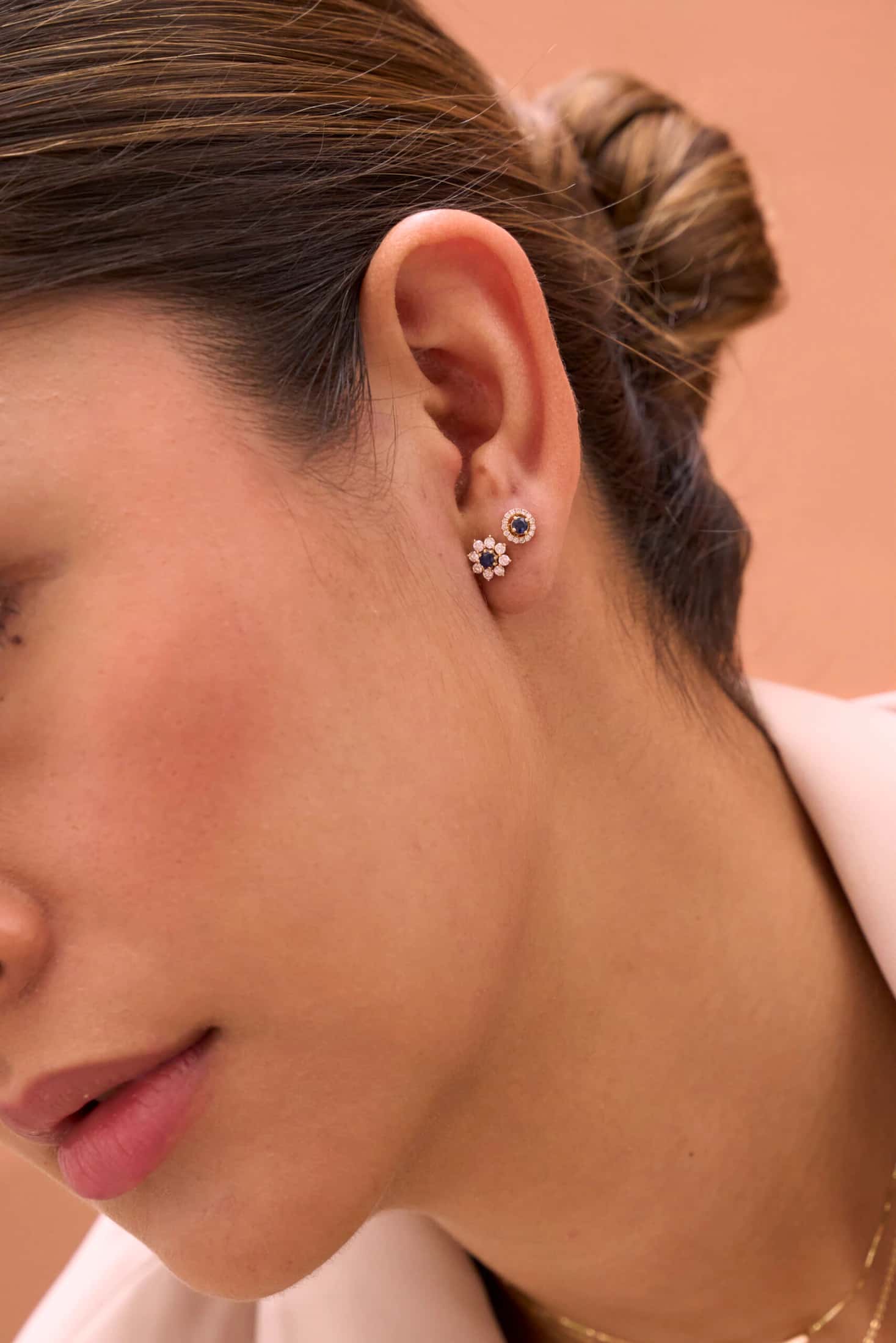 Aretes zafiro jackets S - miniatura 2