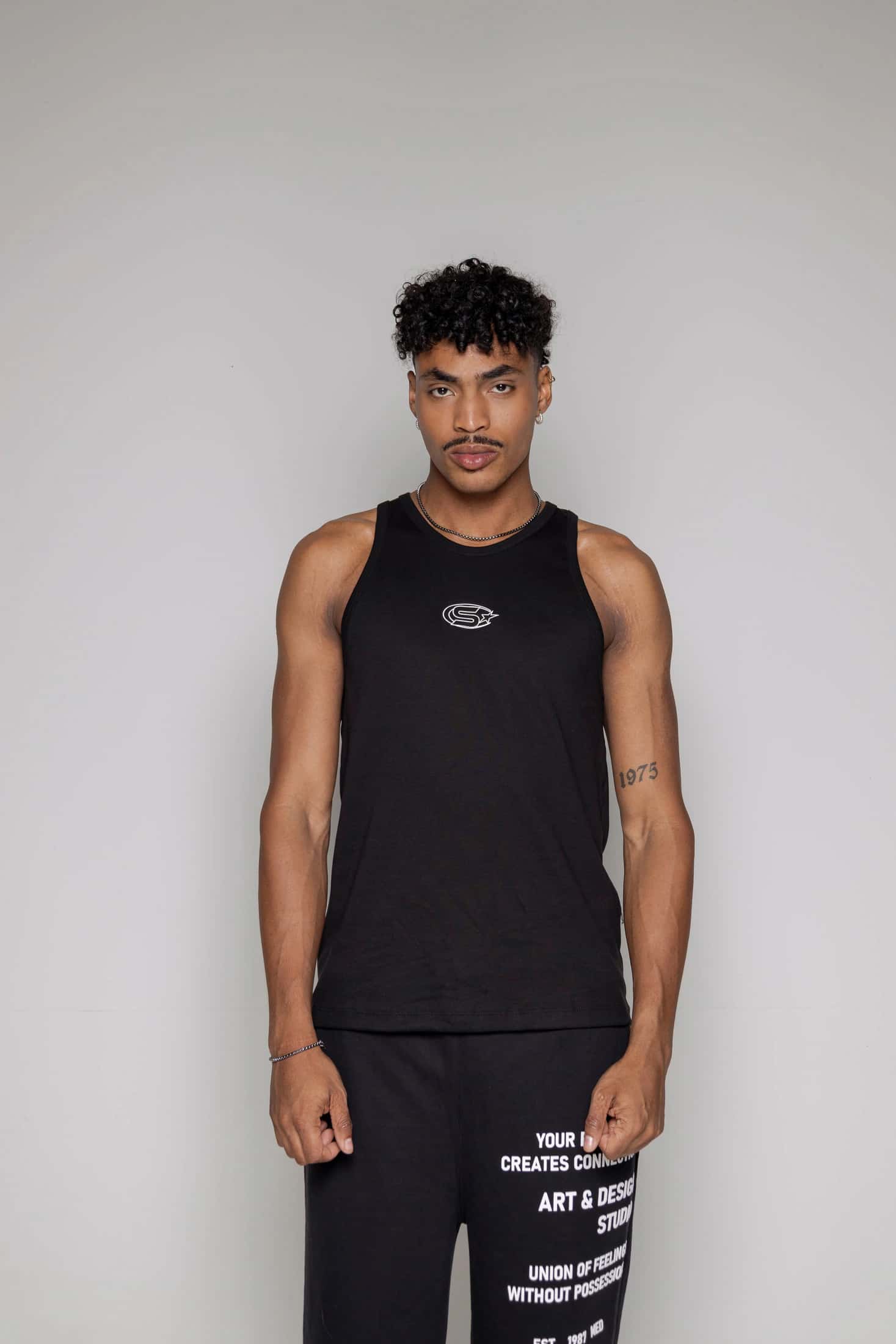 Camisilla Courage Rib-Negra