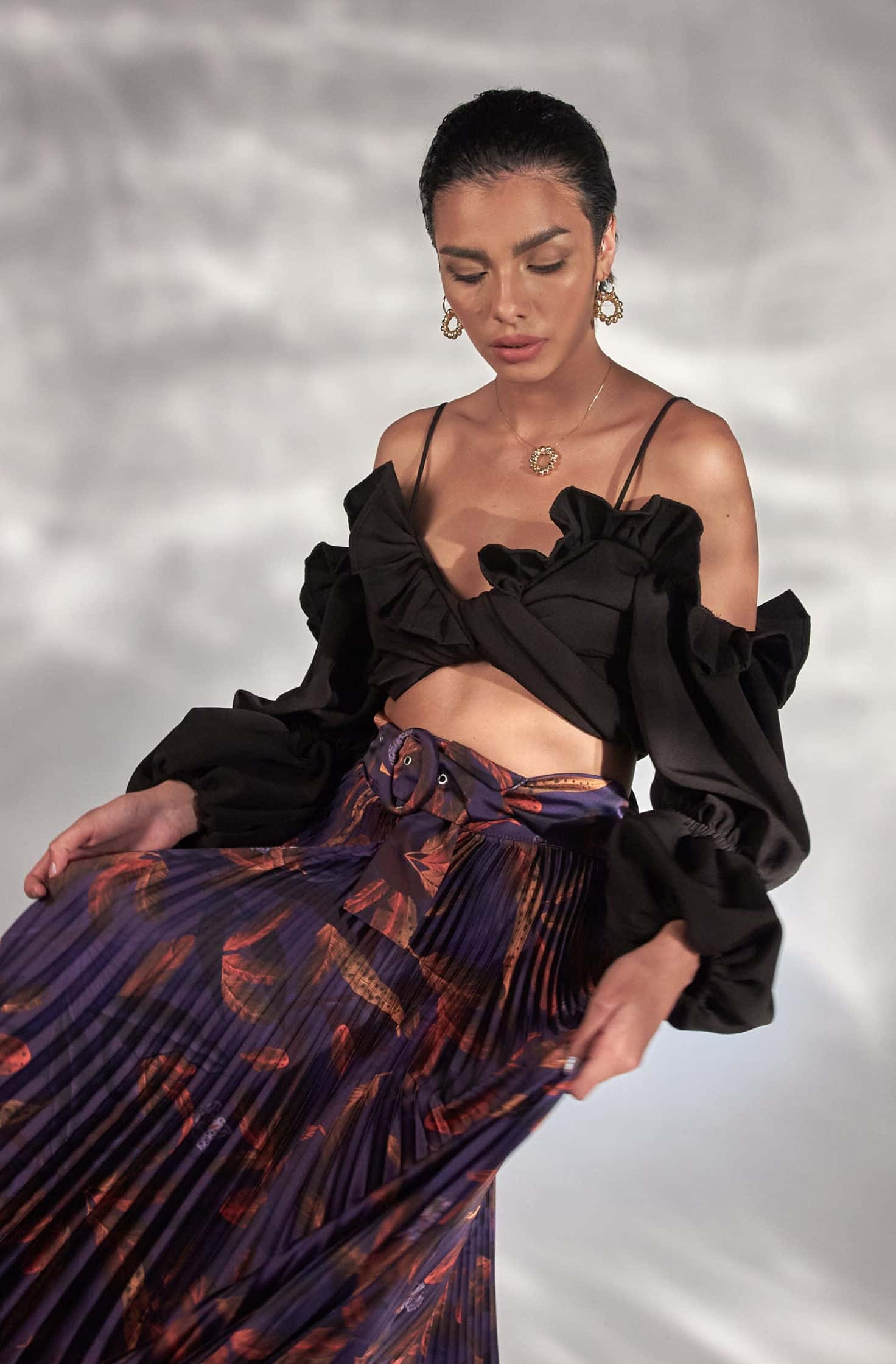 Crop Top Tuck Negro - miniatura 7
