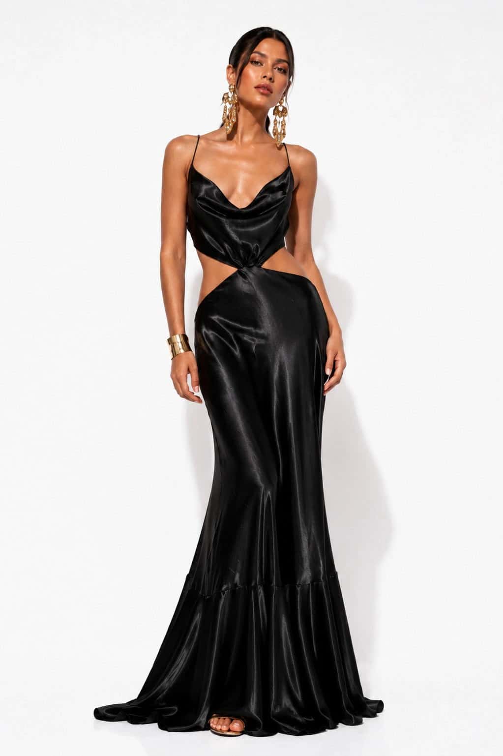 Vestido Nueva Zelanda Negro Largo