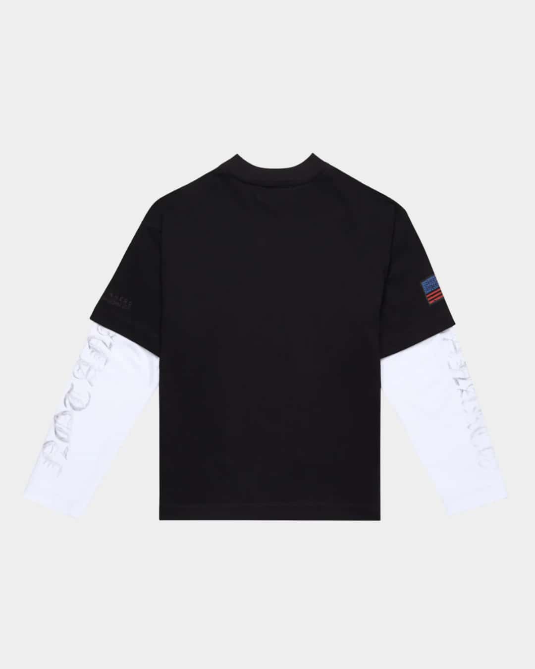 POLIZIA BLACK/WHITE DOUBLE SLEEVE - miniatura 3