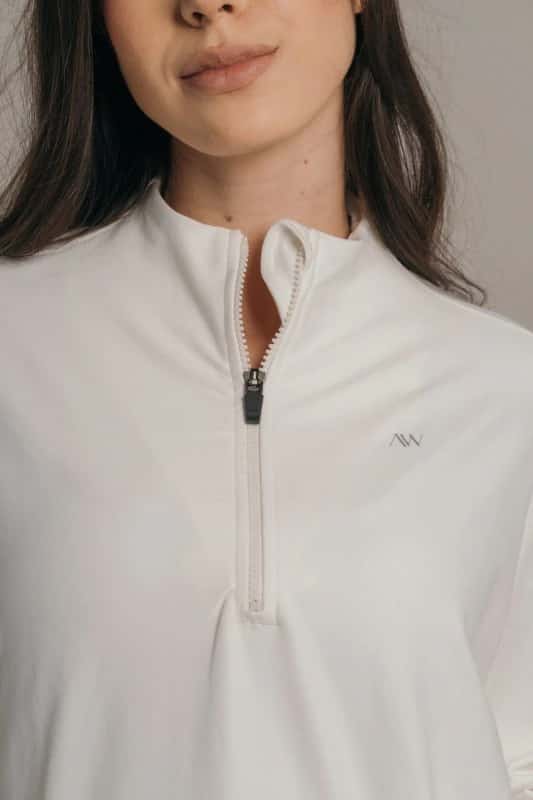 Overzised zip neck  Crudo - miniatura 4