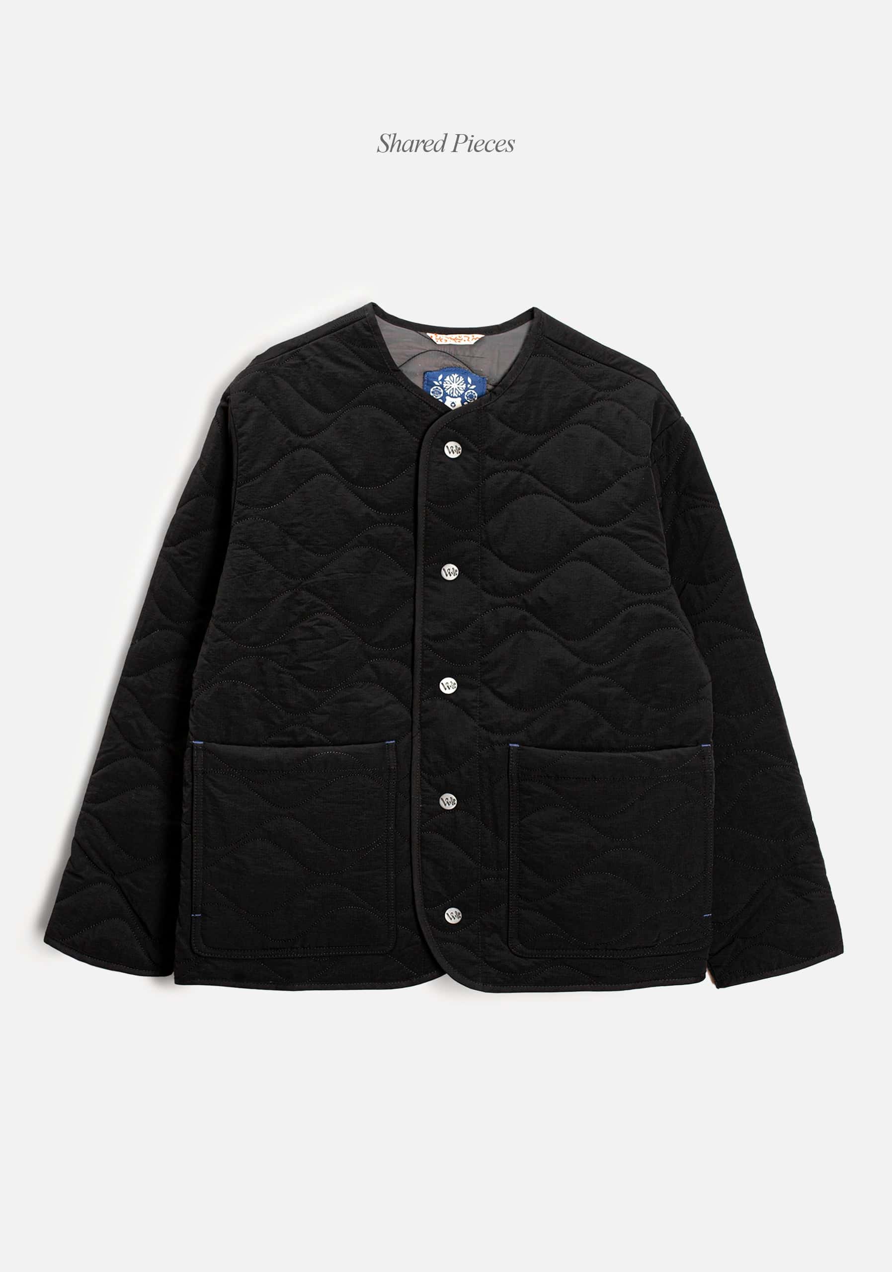 Chaqueta U Kenji Quilted Negro