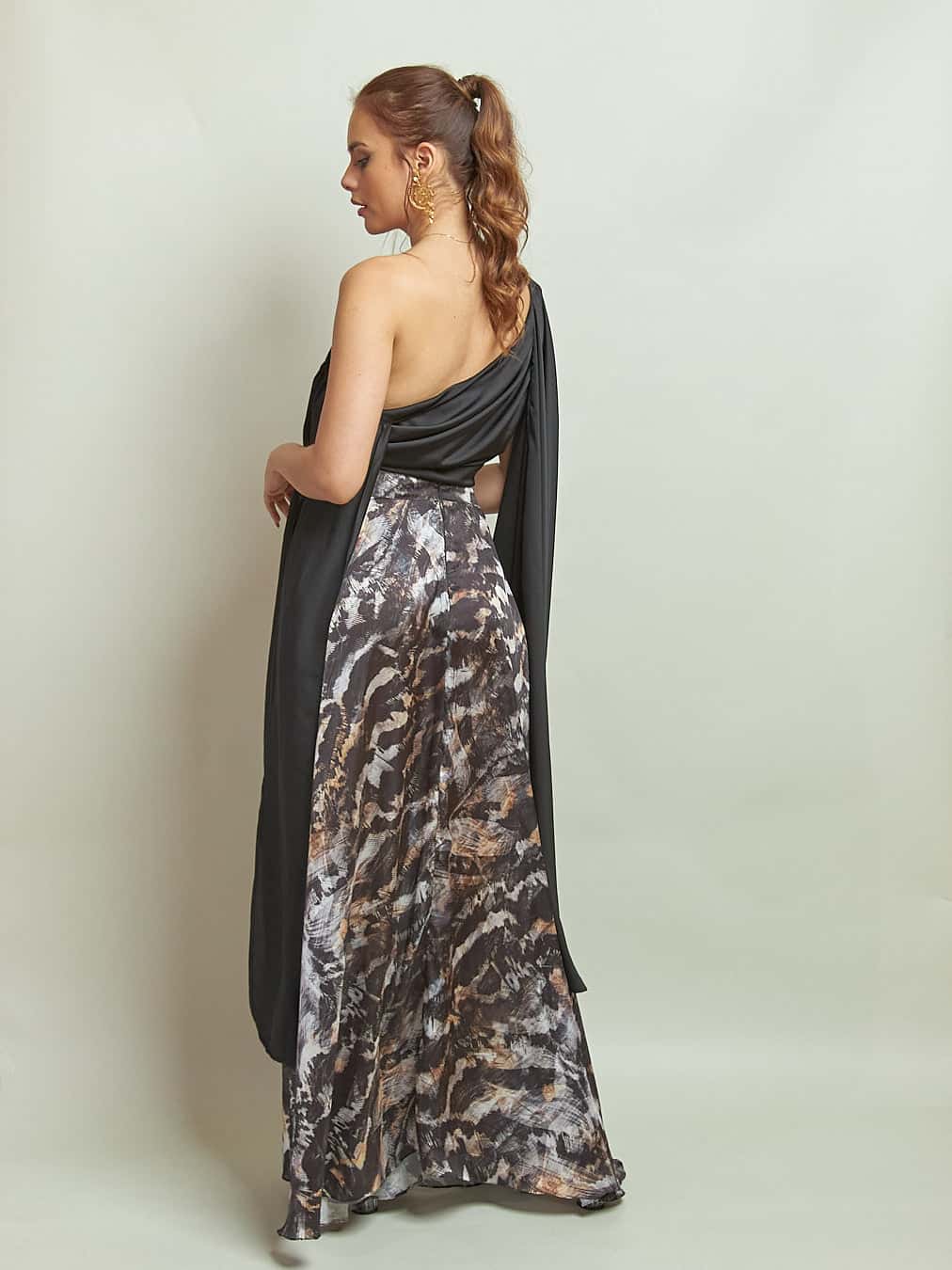 Falda Zeray Feathers Negro - miniatura 2