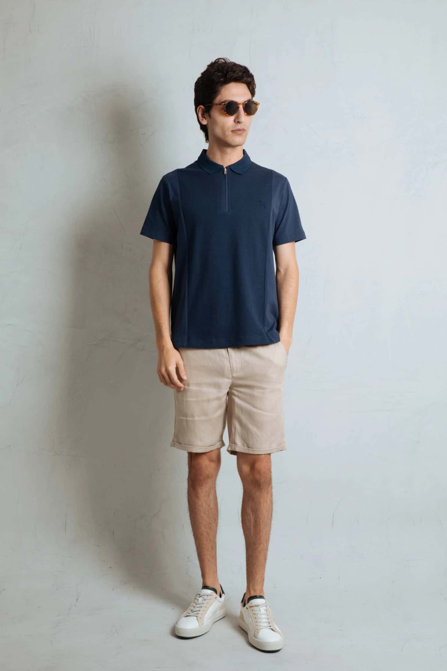 Polo Fashion Azul Turqui (Zipper)