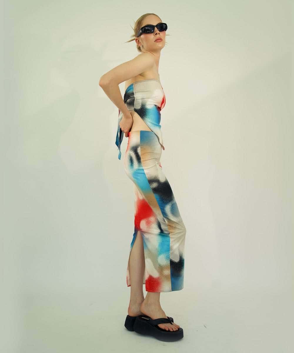 Long Skirt in Grafitti