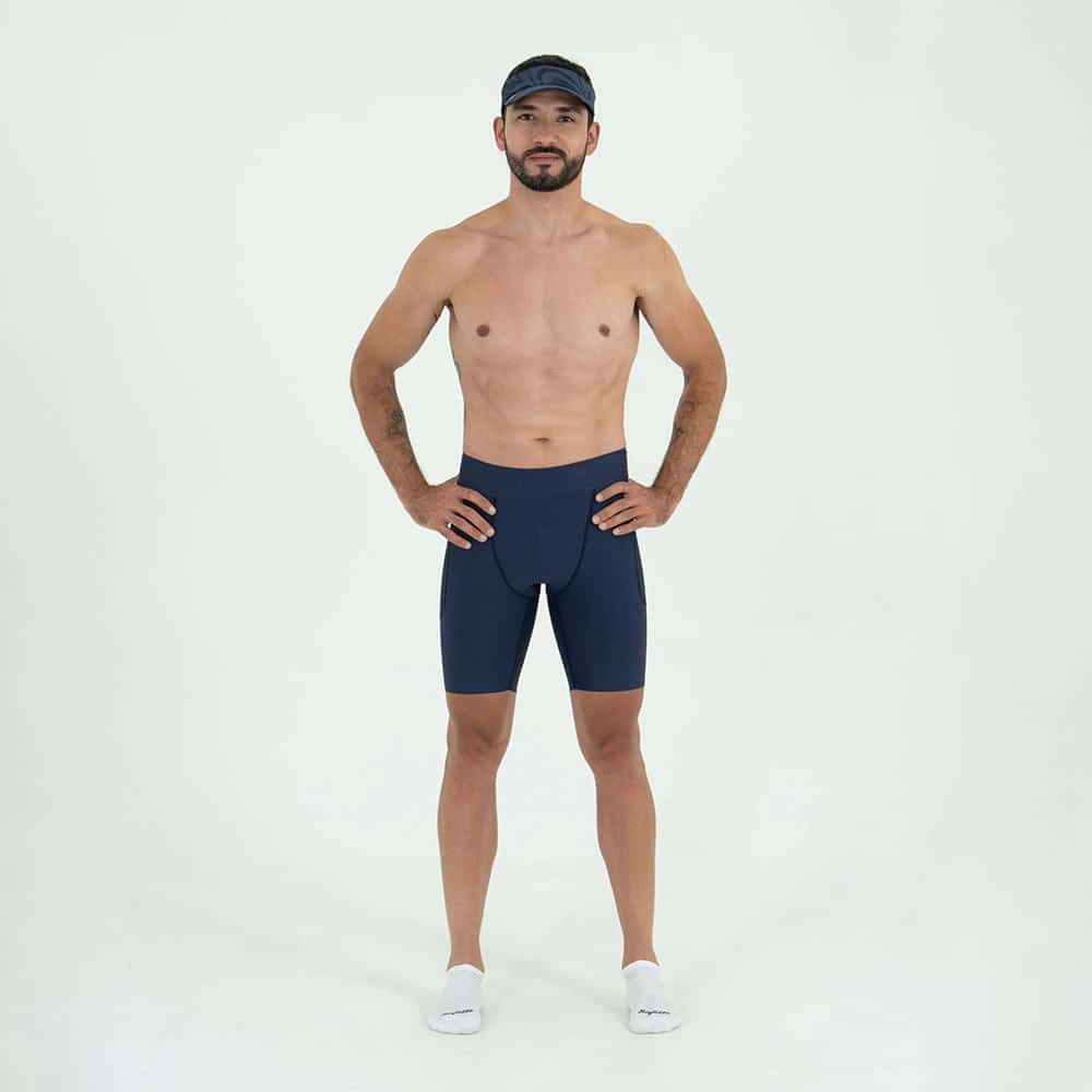 SHORT RUNNING TITÁN MARINHO HOMBRE - miniatura 1