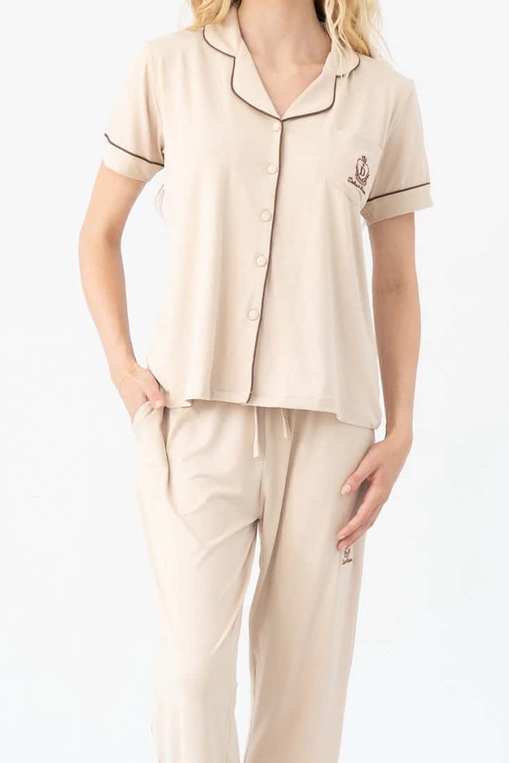 Set Pantalon New York Cashmere Beige