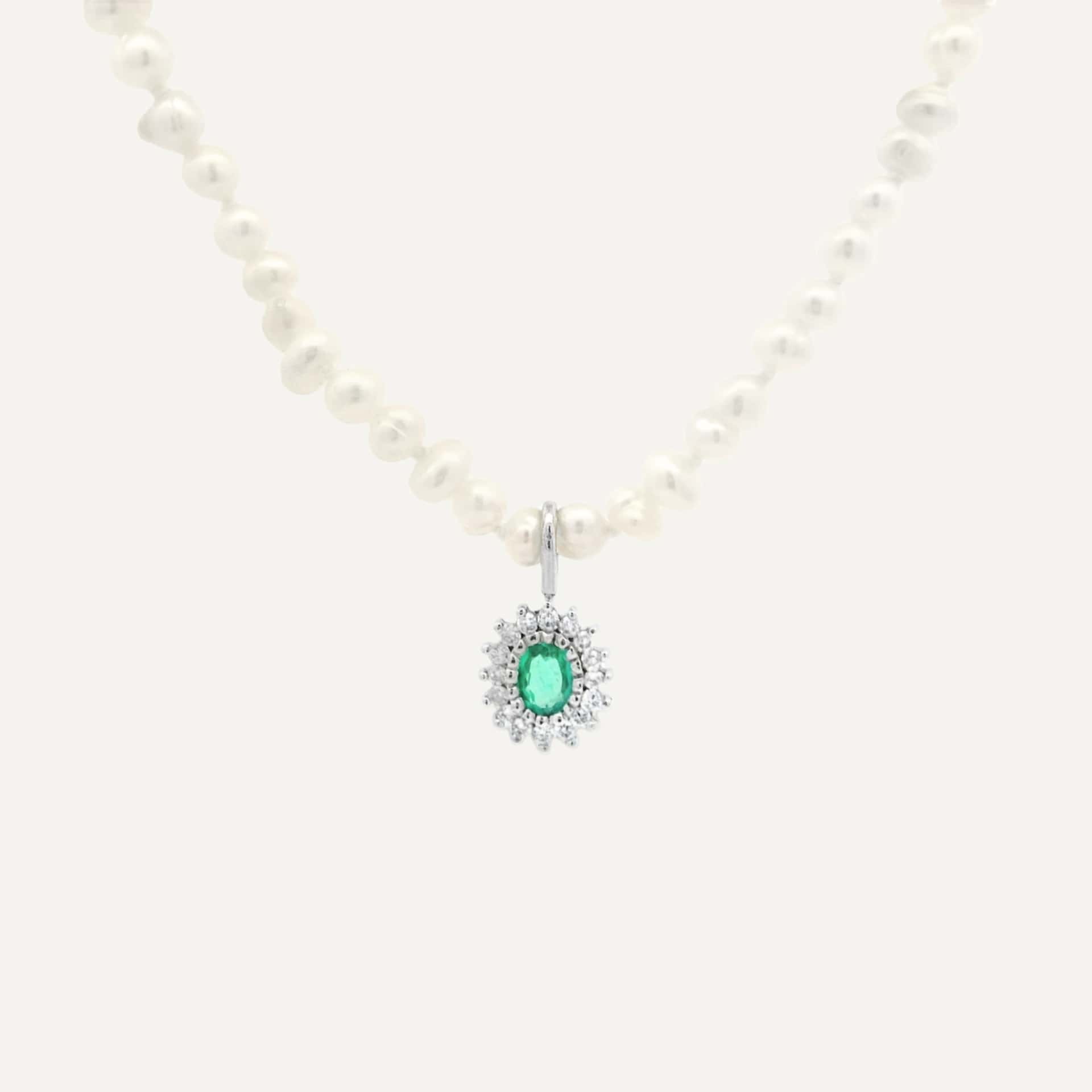 Pearl Necklace Corona Thin