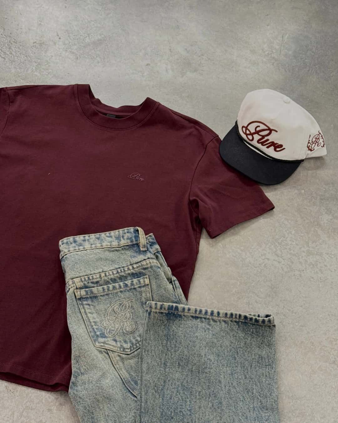 CLASSIC BURGUNDY T-SHIRT - miniatura 4