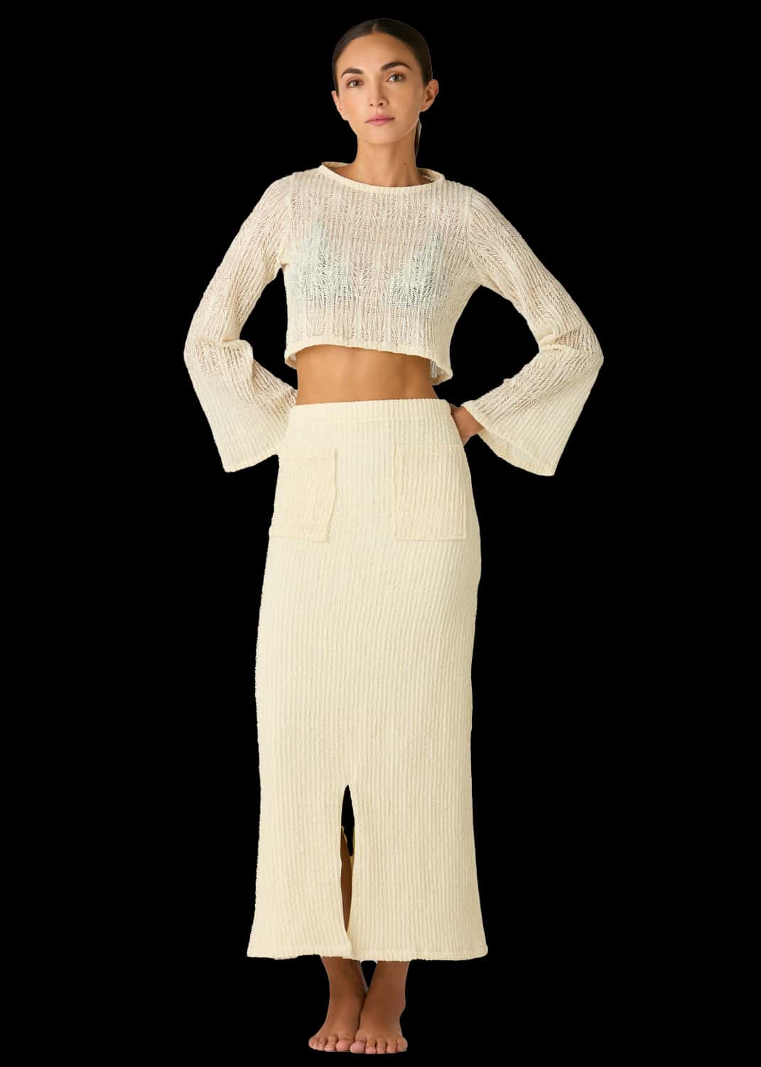 Falda Anastasia Gardenia