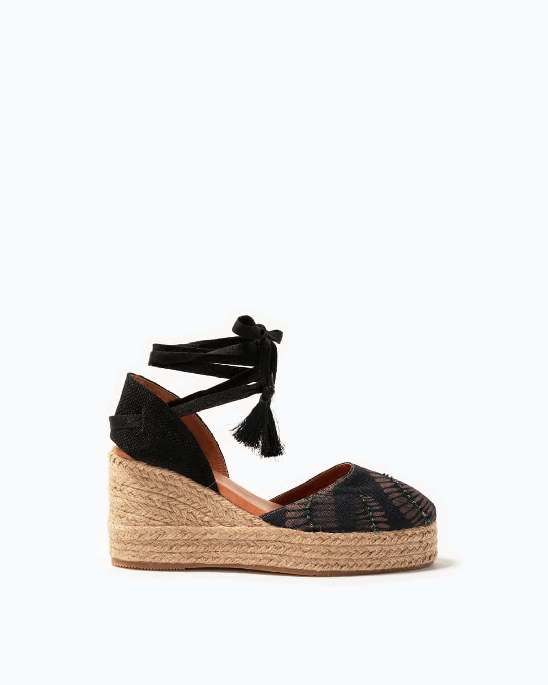 Silvia Cobos Palmar Espadrille Negro