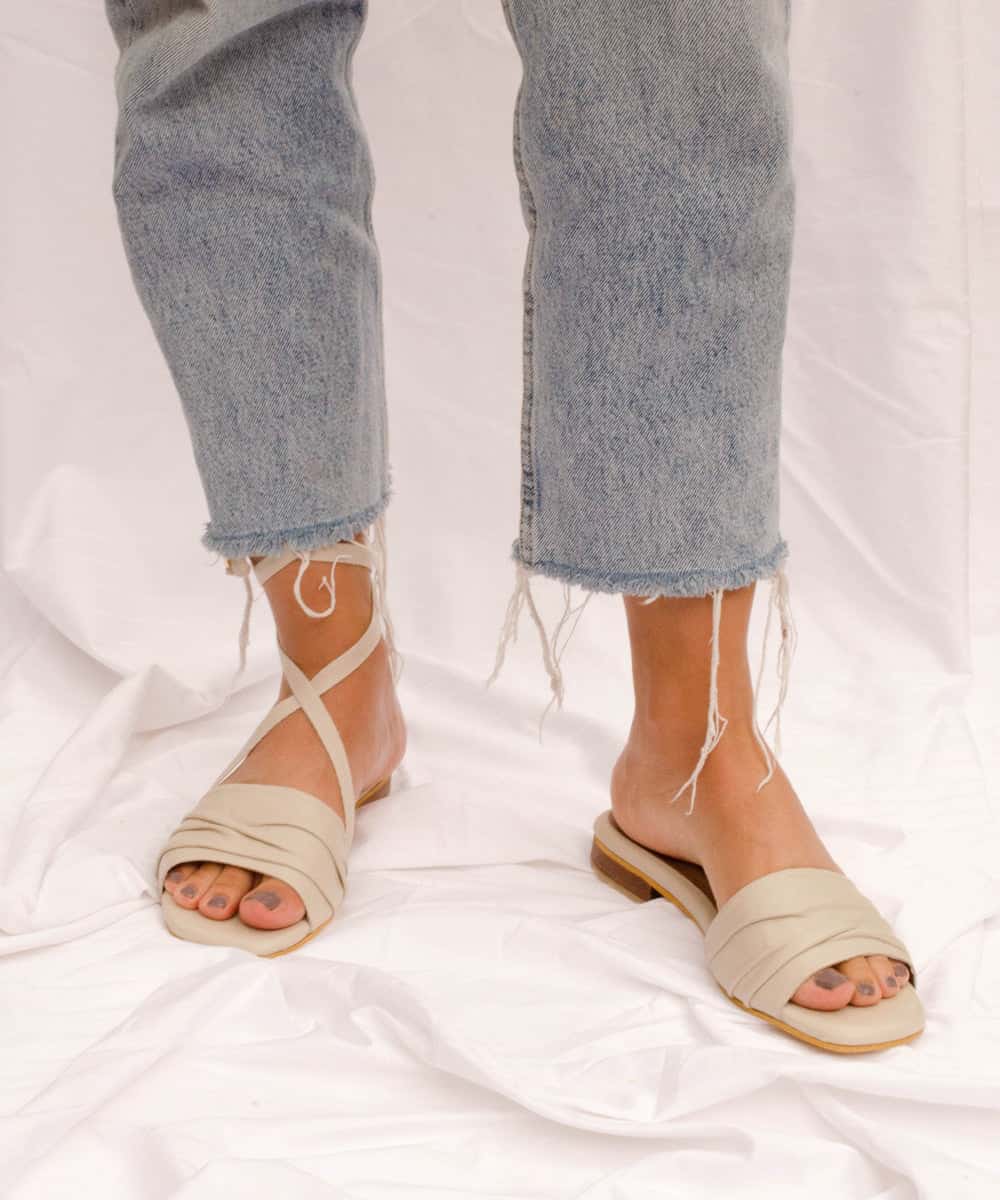 Luna Duo Sandal - Hueso