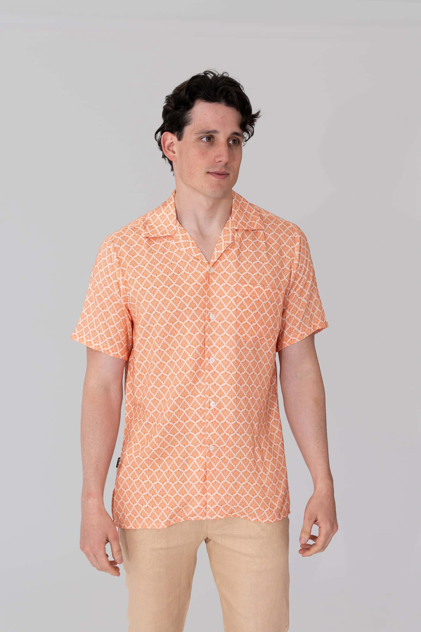Camisas Ecovero Cubanas Estampada