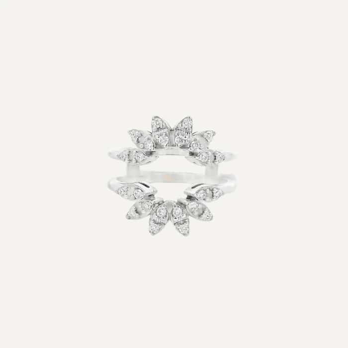 Anillo Tiara Doble feather