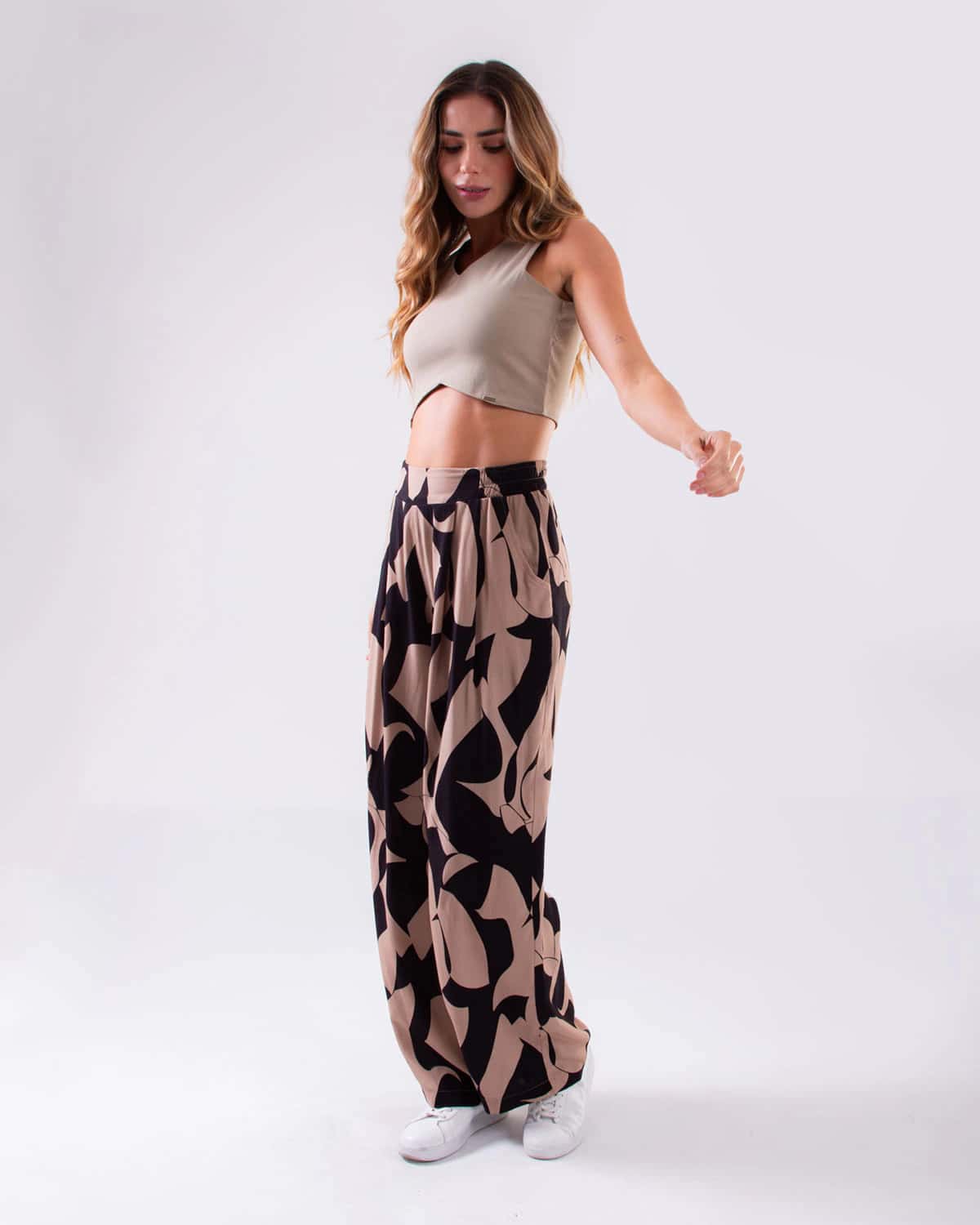 Blusa cafe para mujer