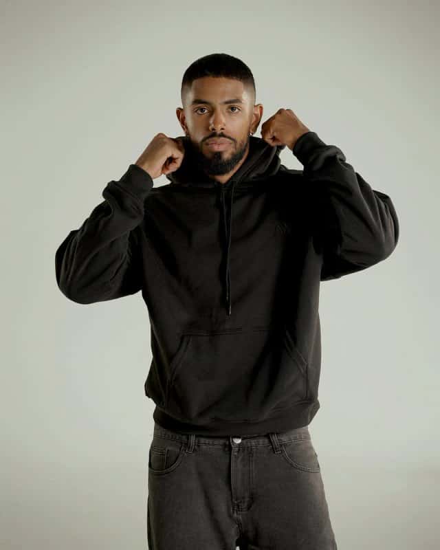 Hoodie Classic Men Negro