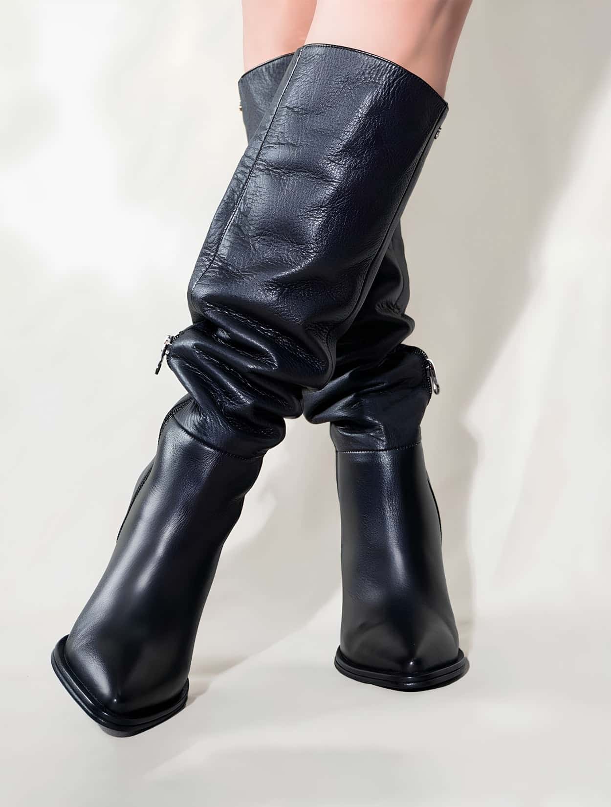 BOTA CRYSTAL ALTA NEGRO - miniatura 2