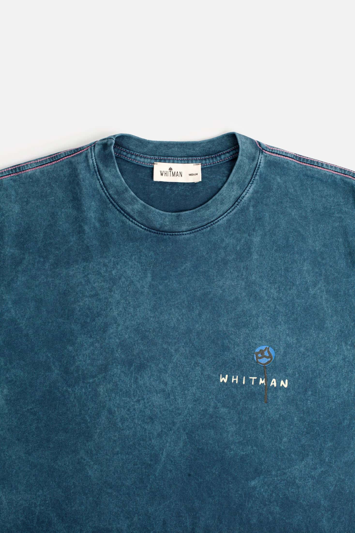 Camiseta H Botánico Azul Estampada - miniatura 2