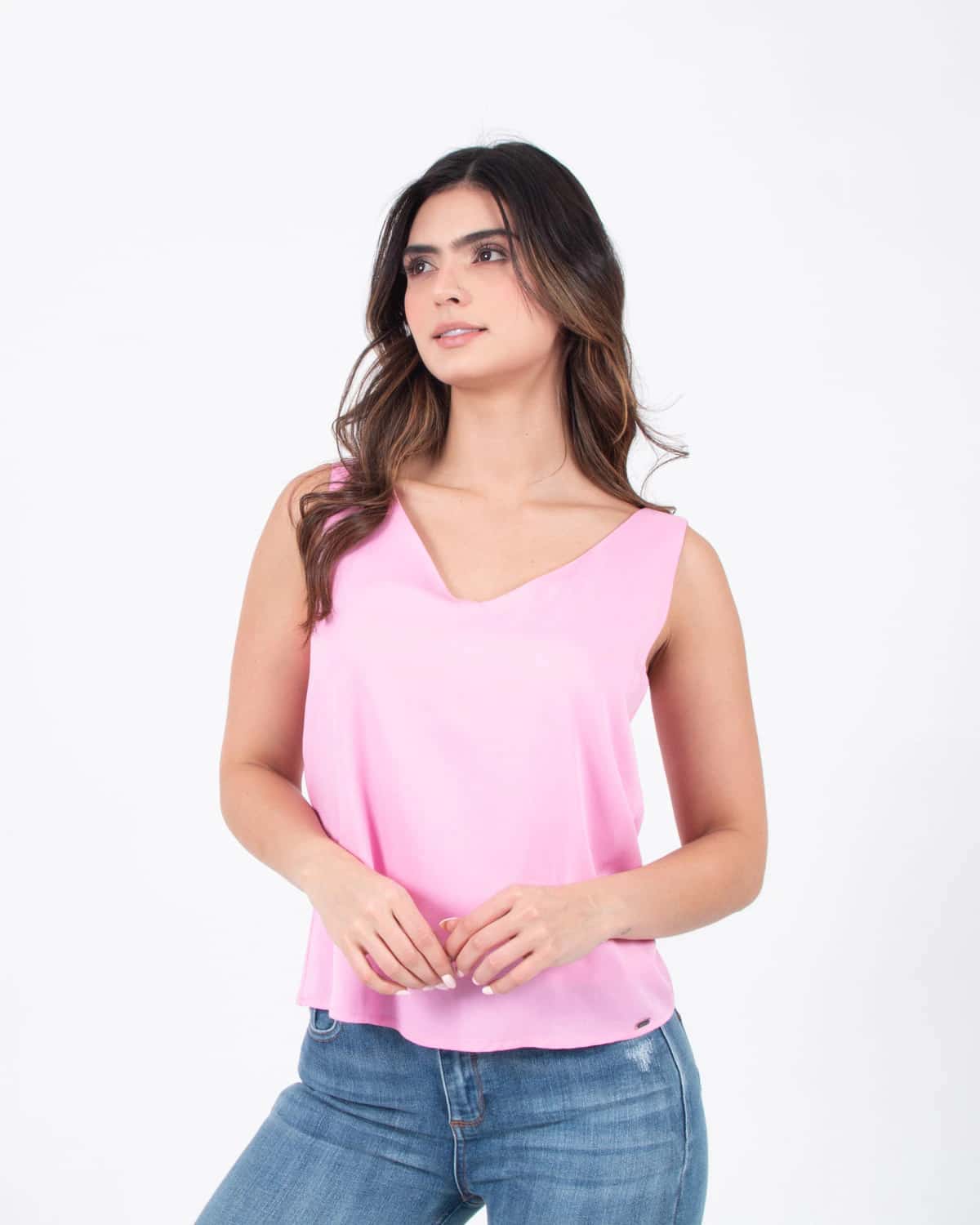 Blusa rosada para mujer