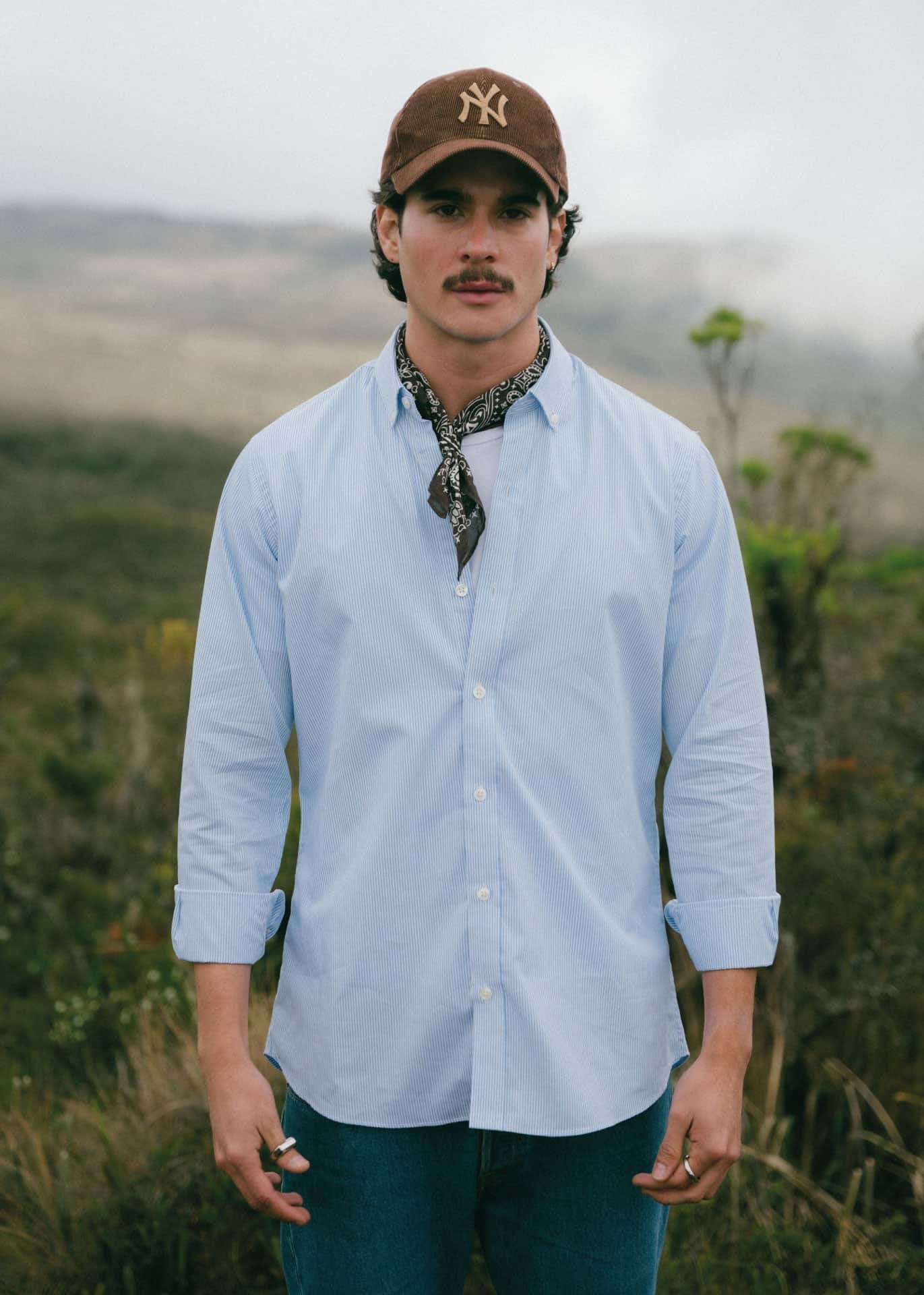 Camisa Siena Rayas Azules