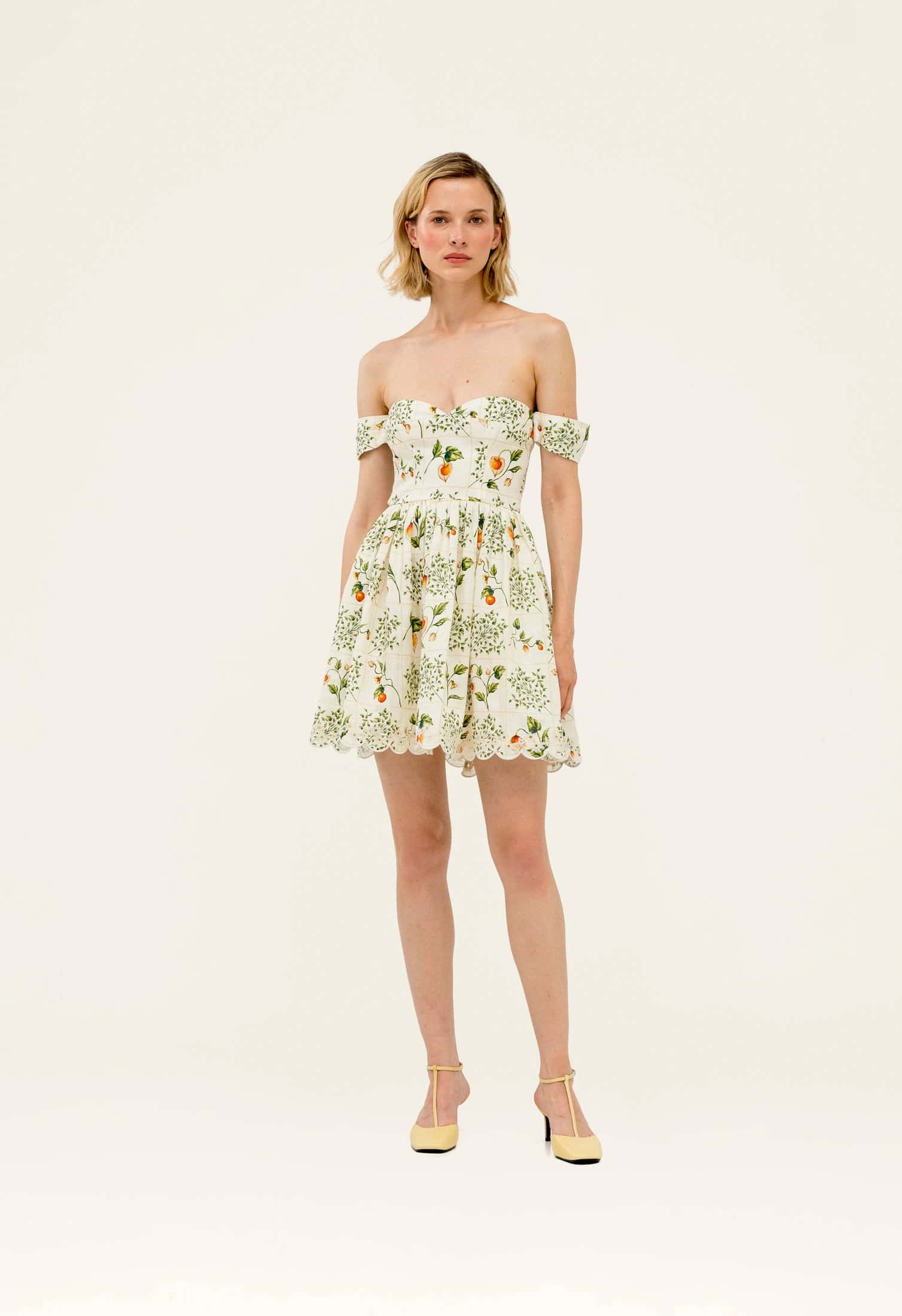 Poesia Uchuva Mini Dress