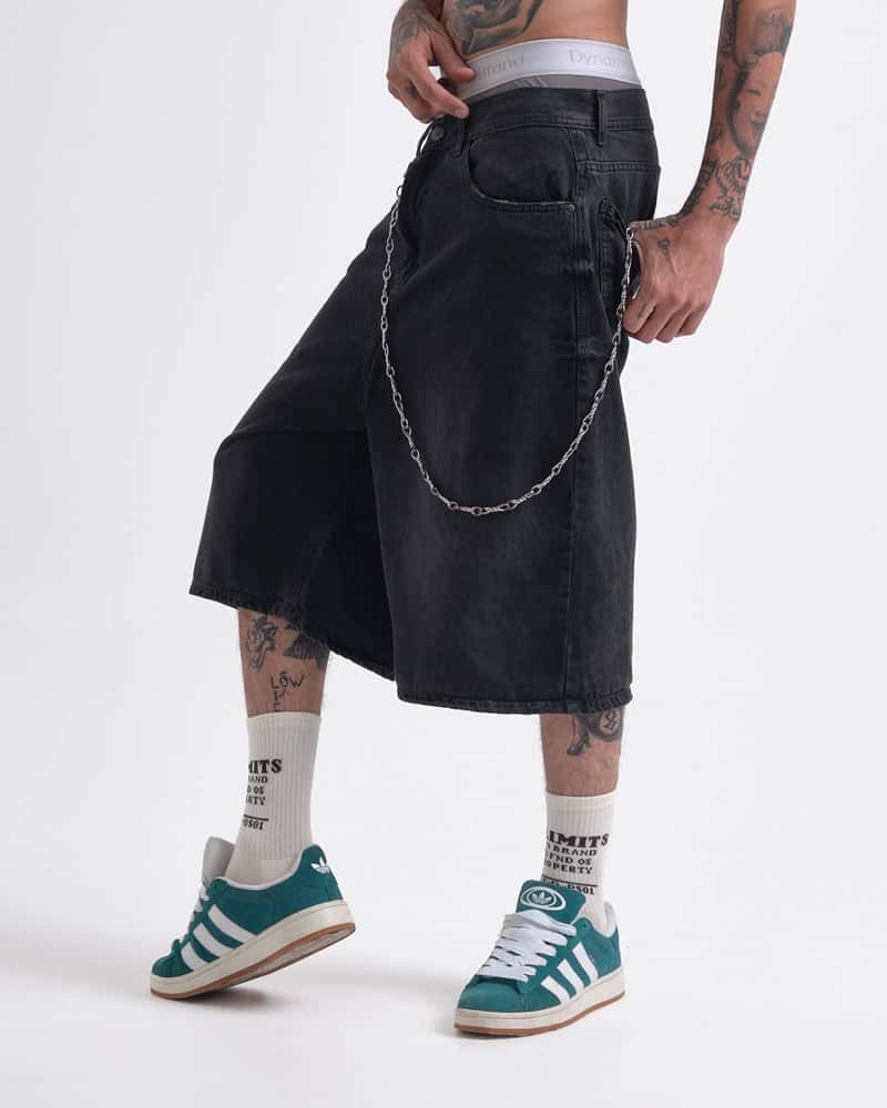 Bermuda Jorts Vintage Streetwear - miniatura 3