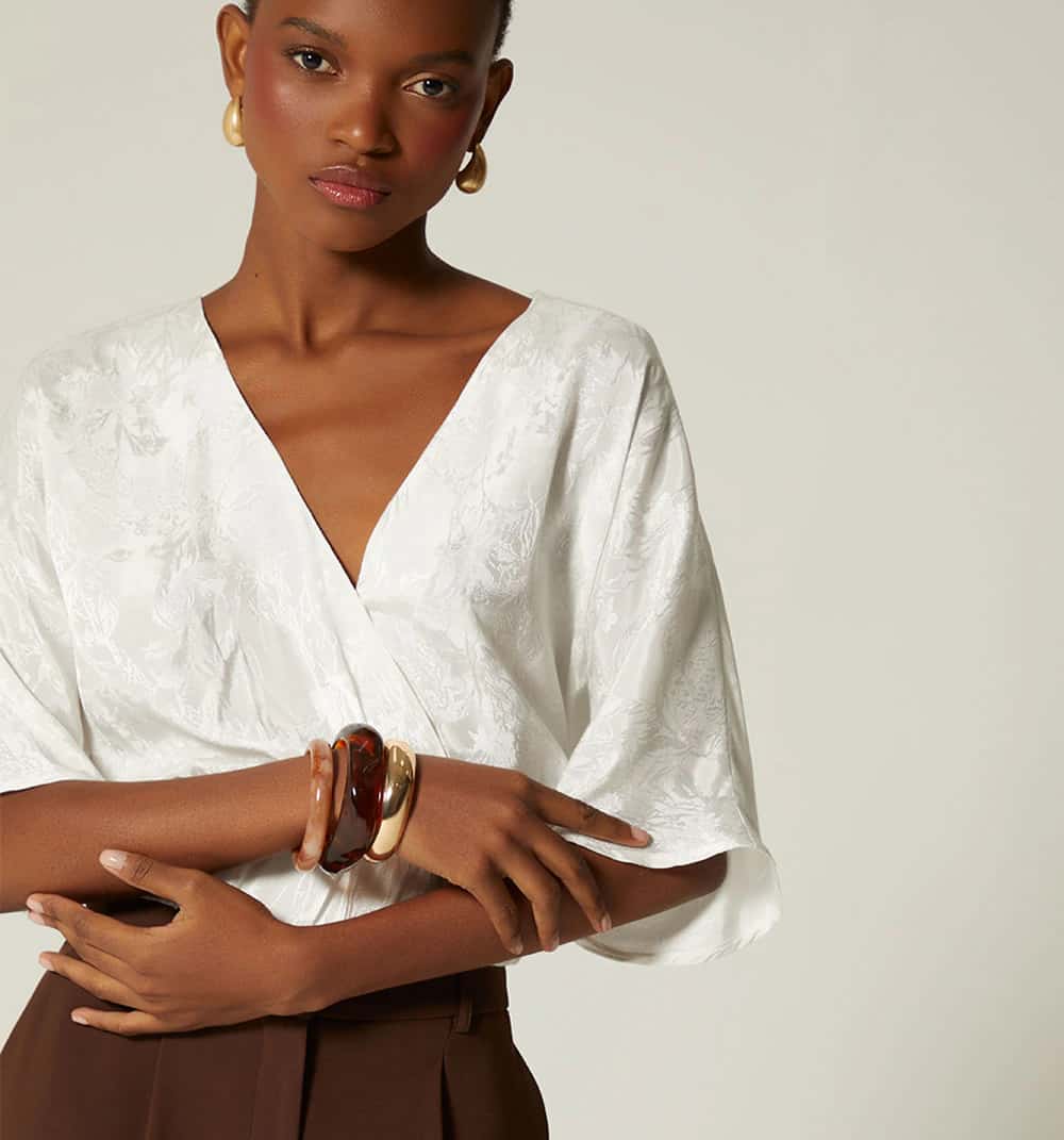 Blusa manga al codo