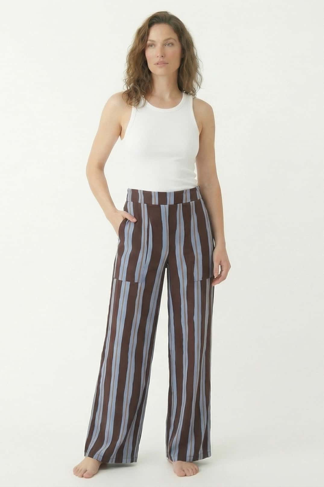 Pantalon Igua Rayas Cafe - miniatura 6
