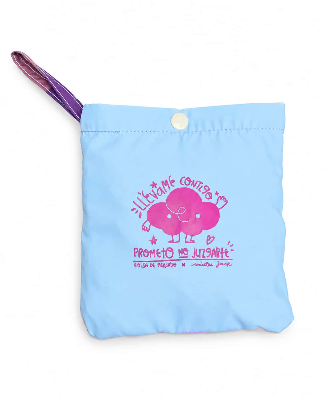 Bolsa plegable Morada - miniatura 2